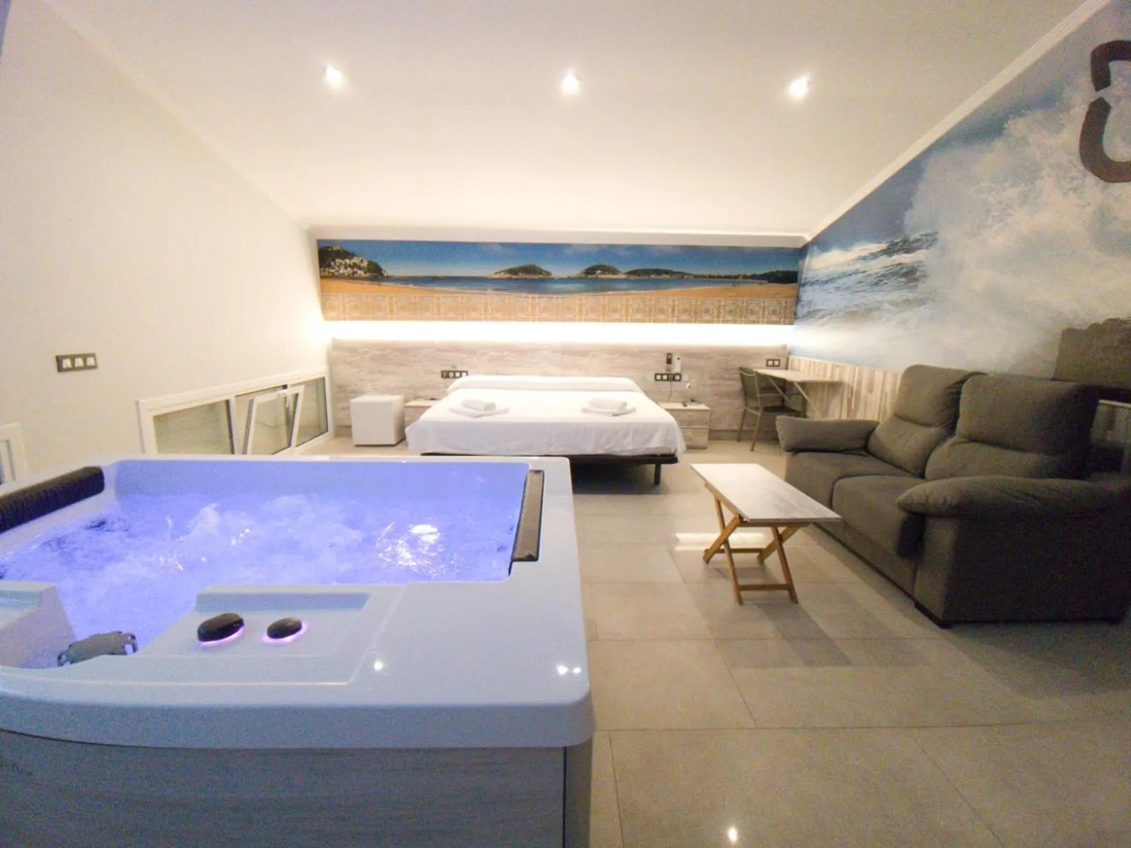 Bed in Pensión Astigarraga