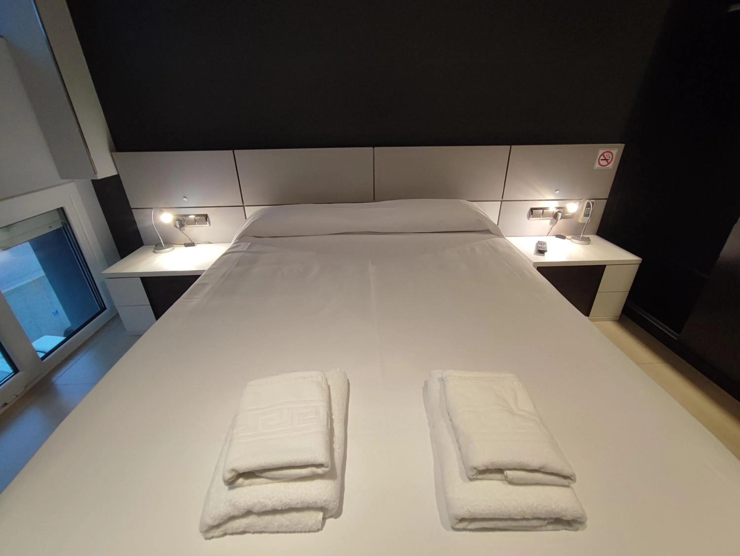 Bed in Pensión Astigarraga