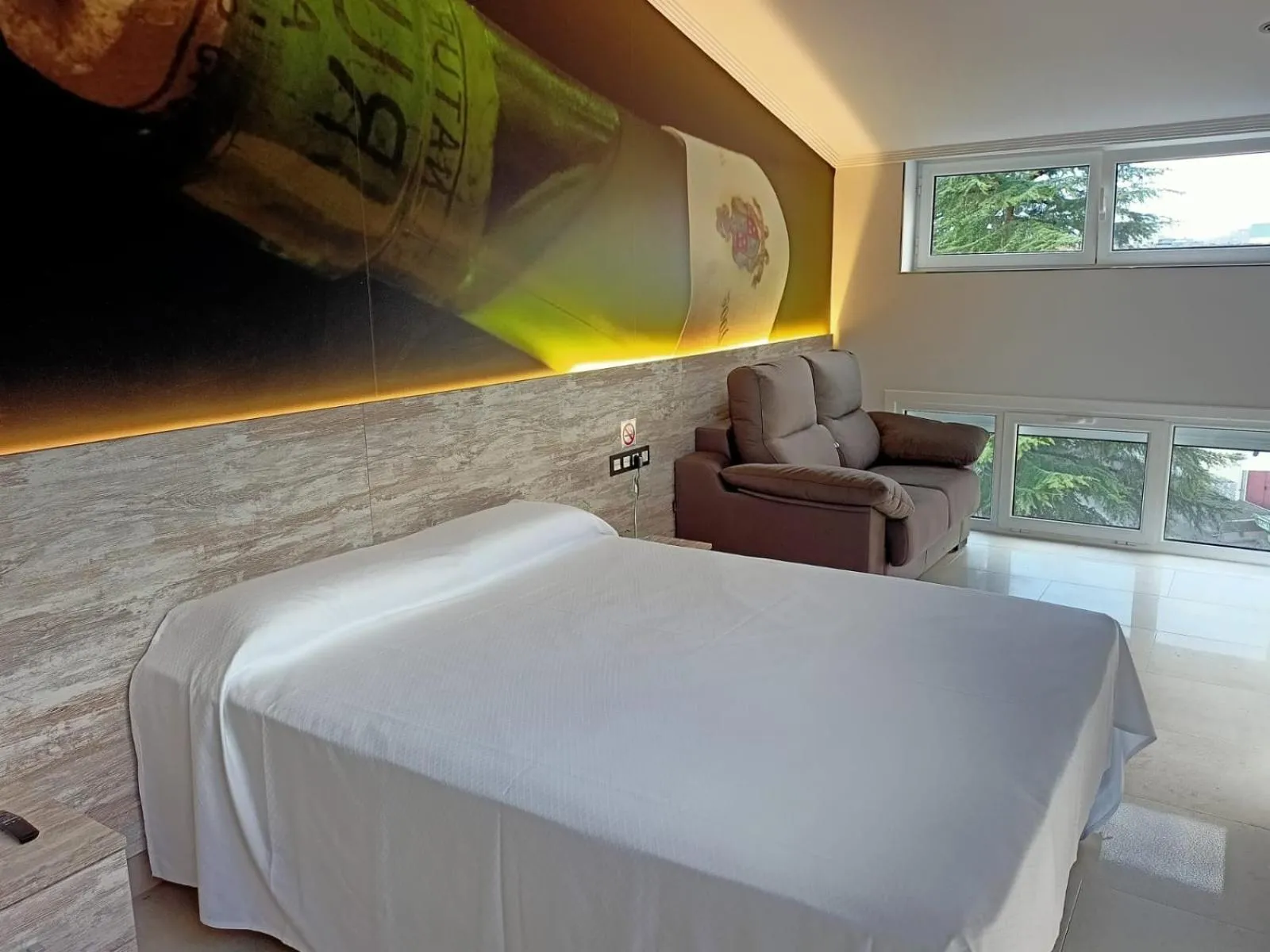 Bed in Pensión Astigarraga