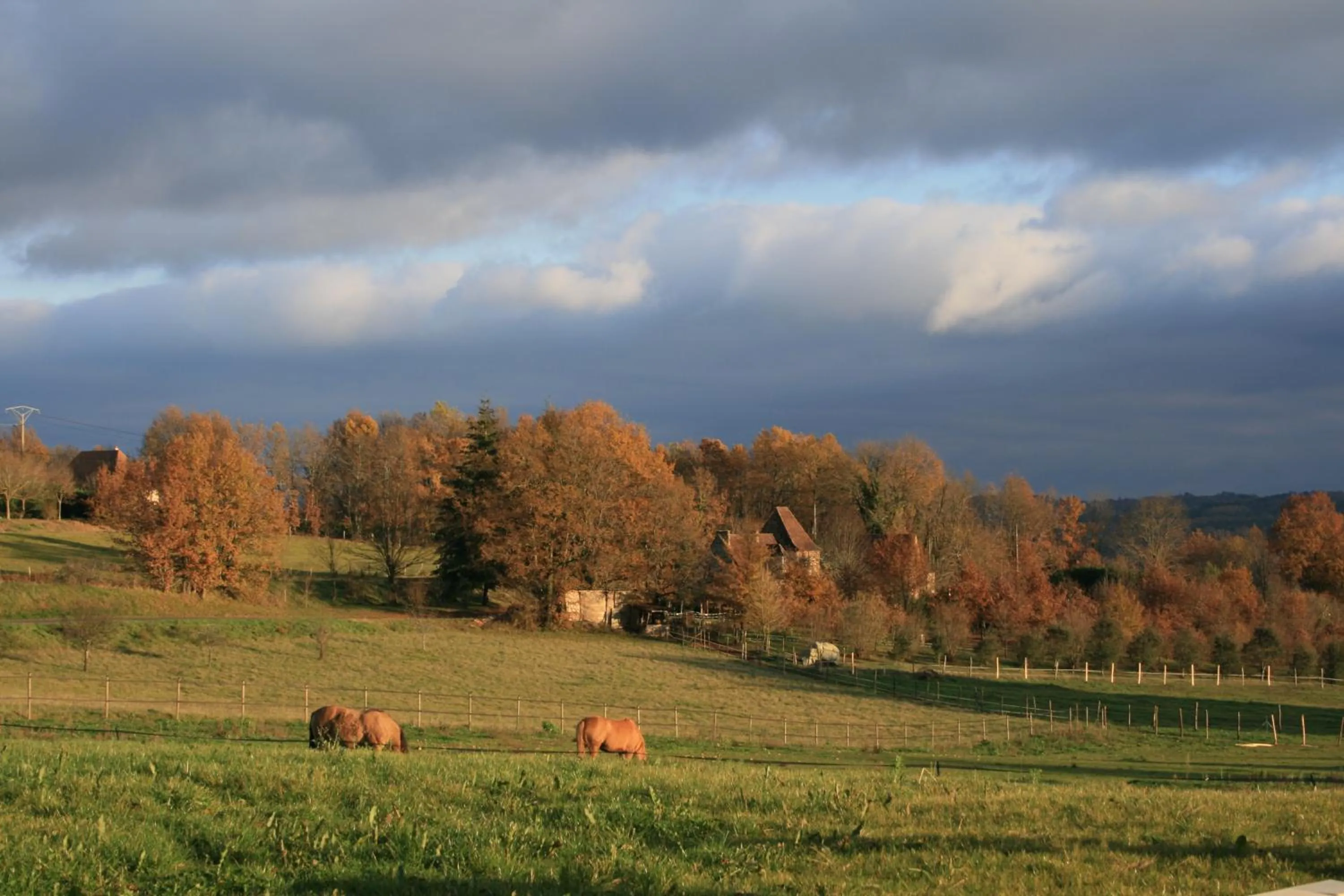Garden view in La Rolandie Haute