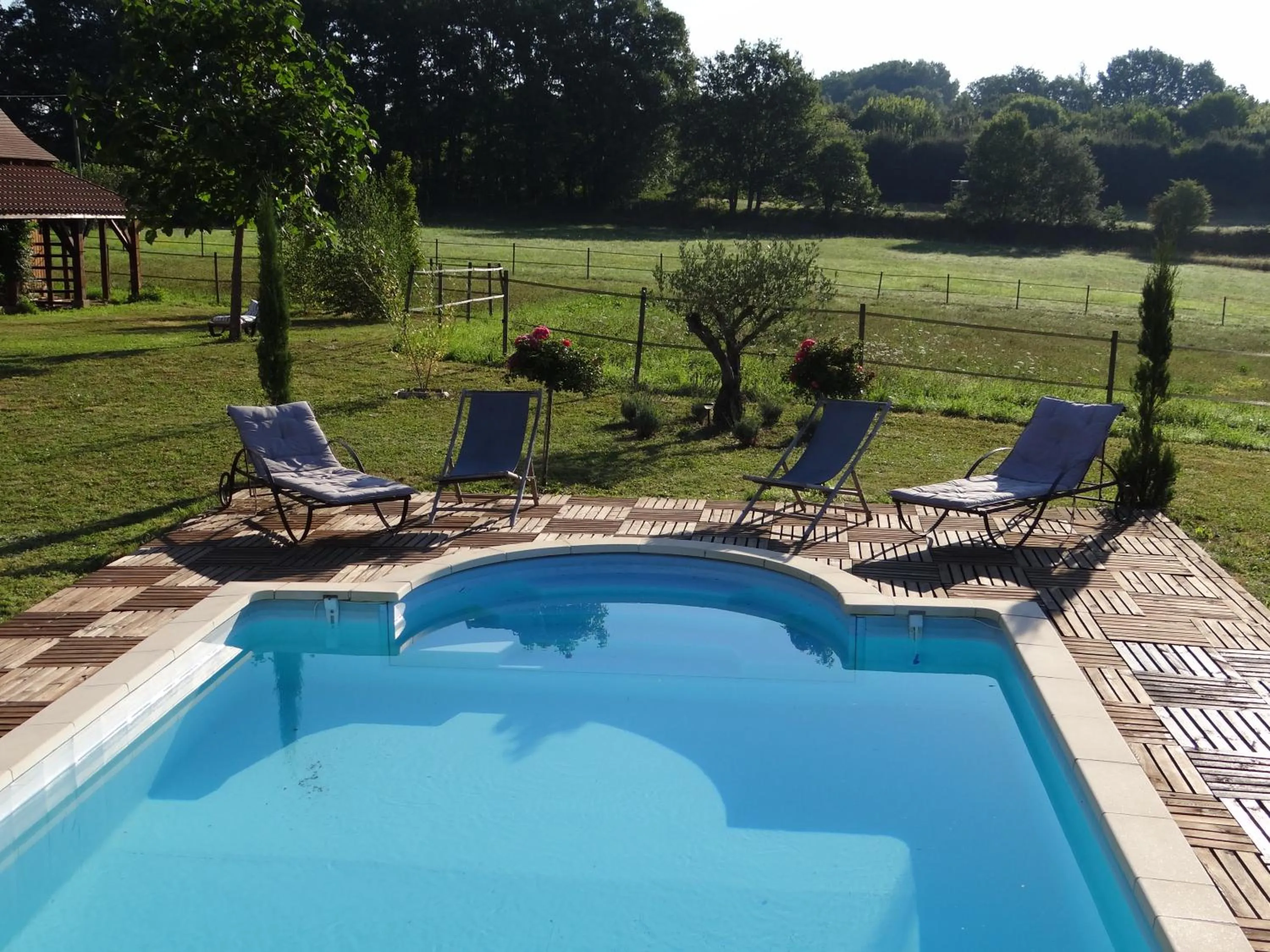 Swimming pool in La Rolandie Haute