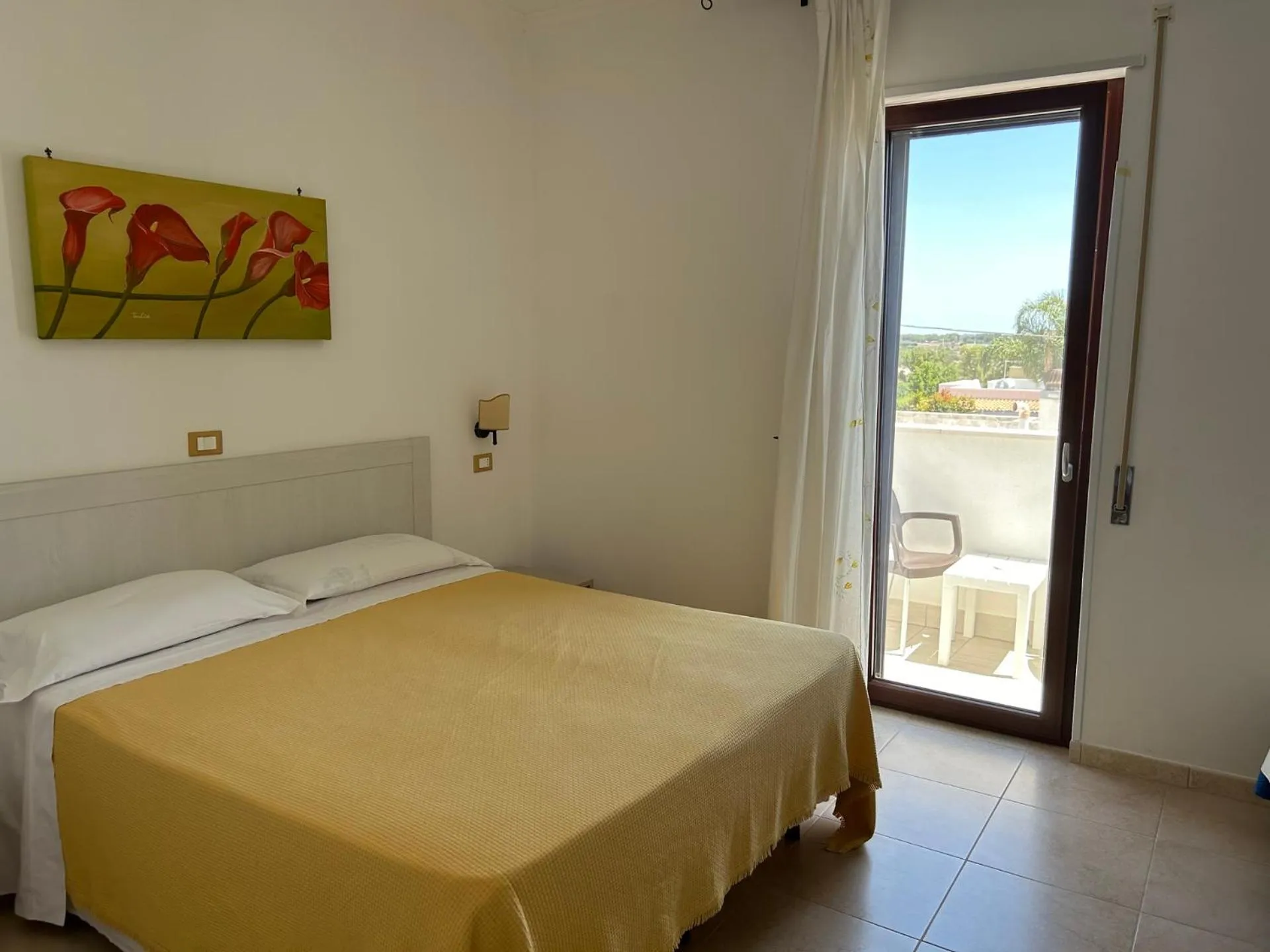 Bedroom, Bed in Hotel Corallo