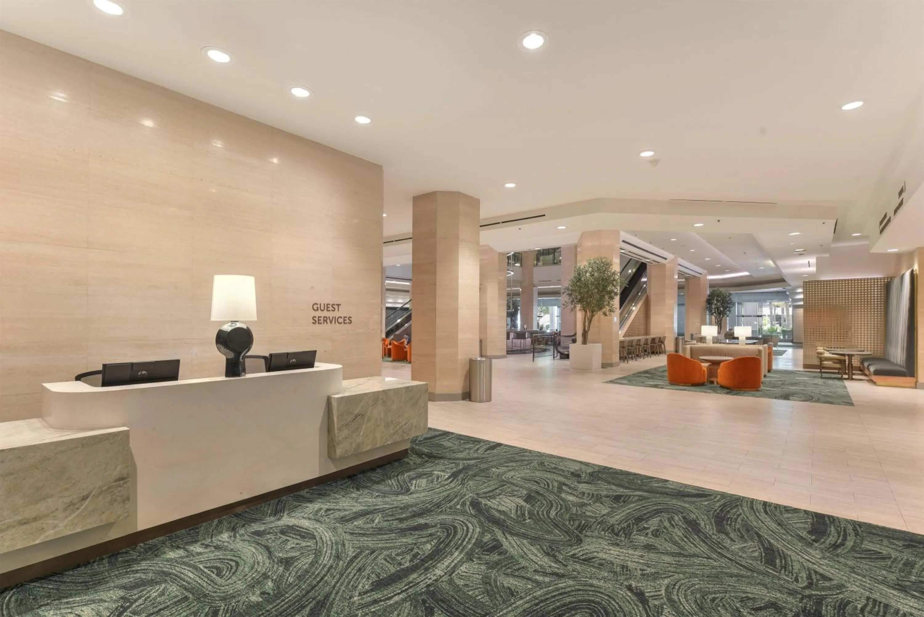 Lobby or reception in Hilton Anaheim