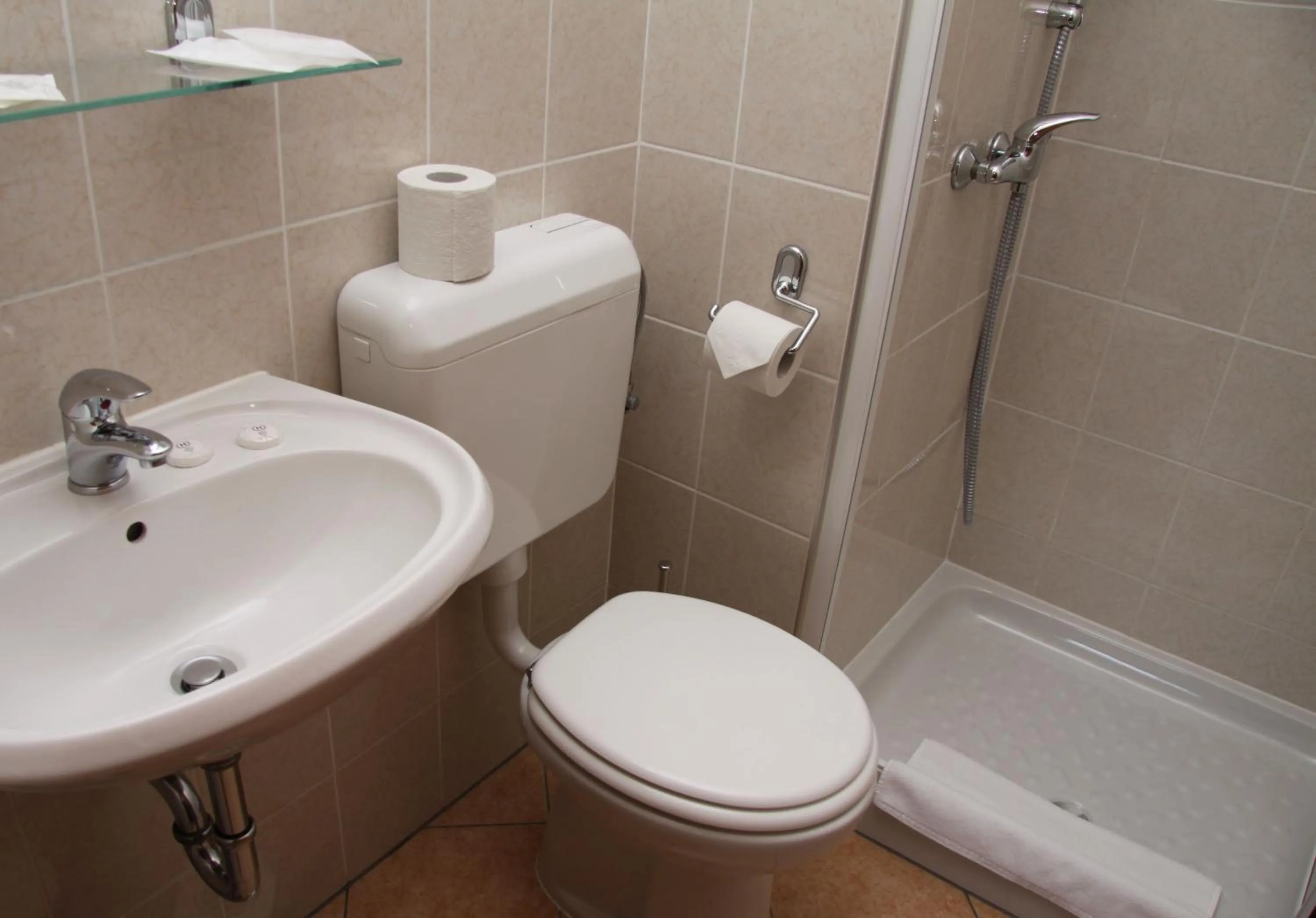 Bathroom in B&B Pod Skalo