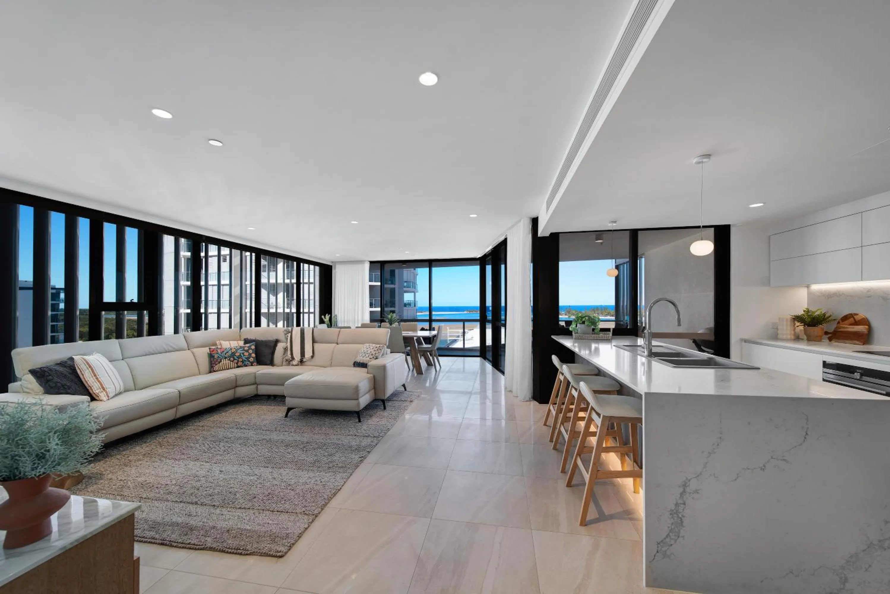 Living room in m1 Resort