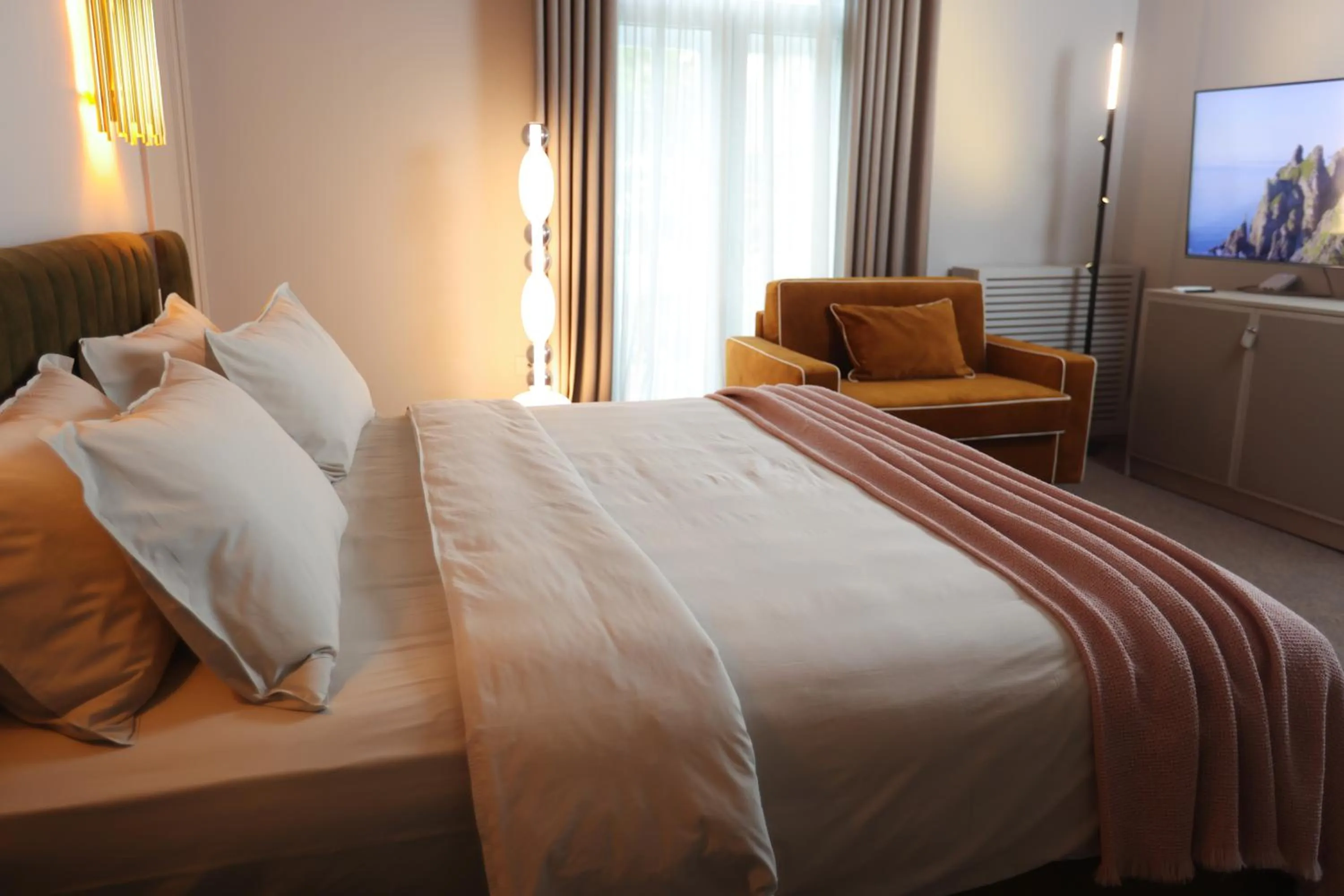 Bed in Padam Boutique Hotel