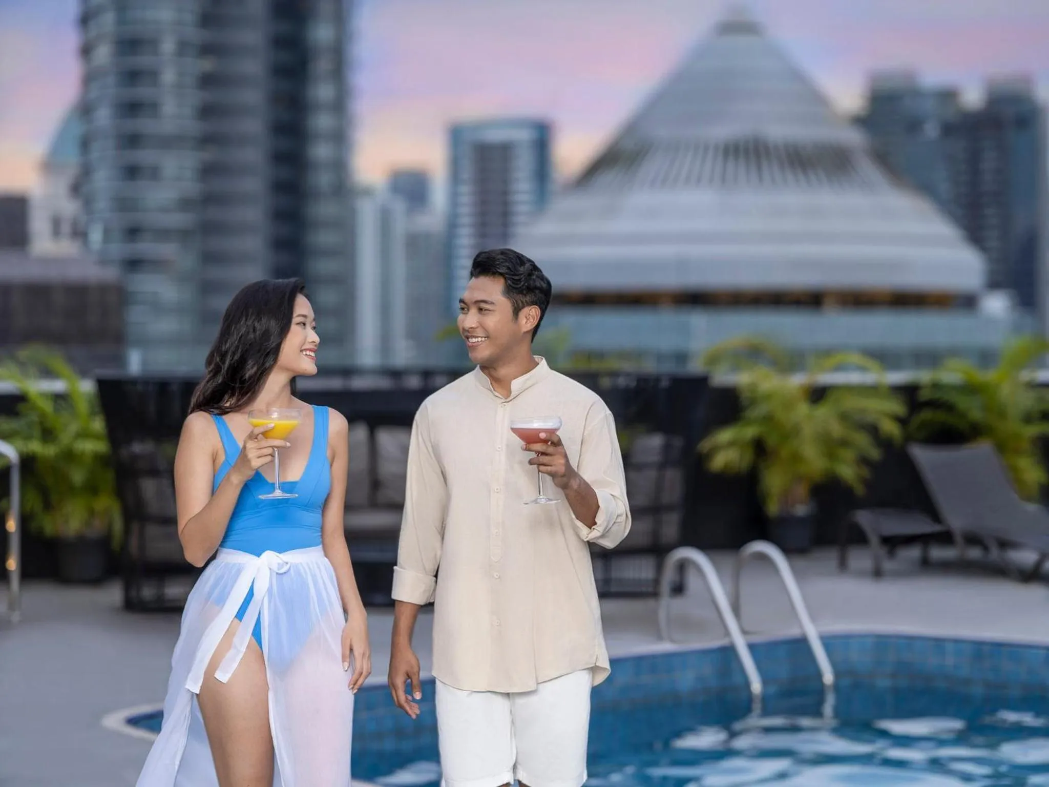 Swimming pool in voco Orchard Singapore by IHG