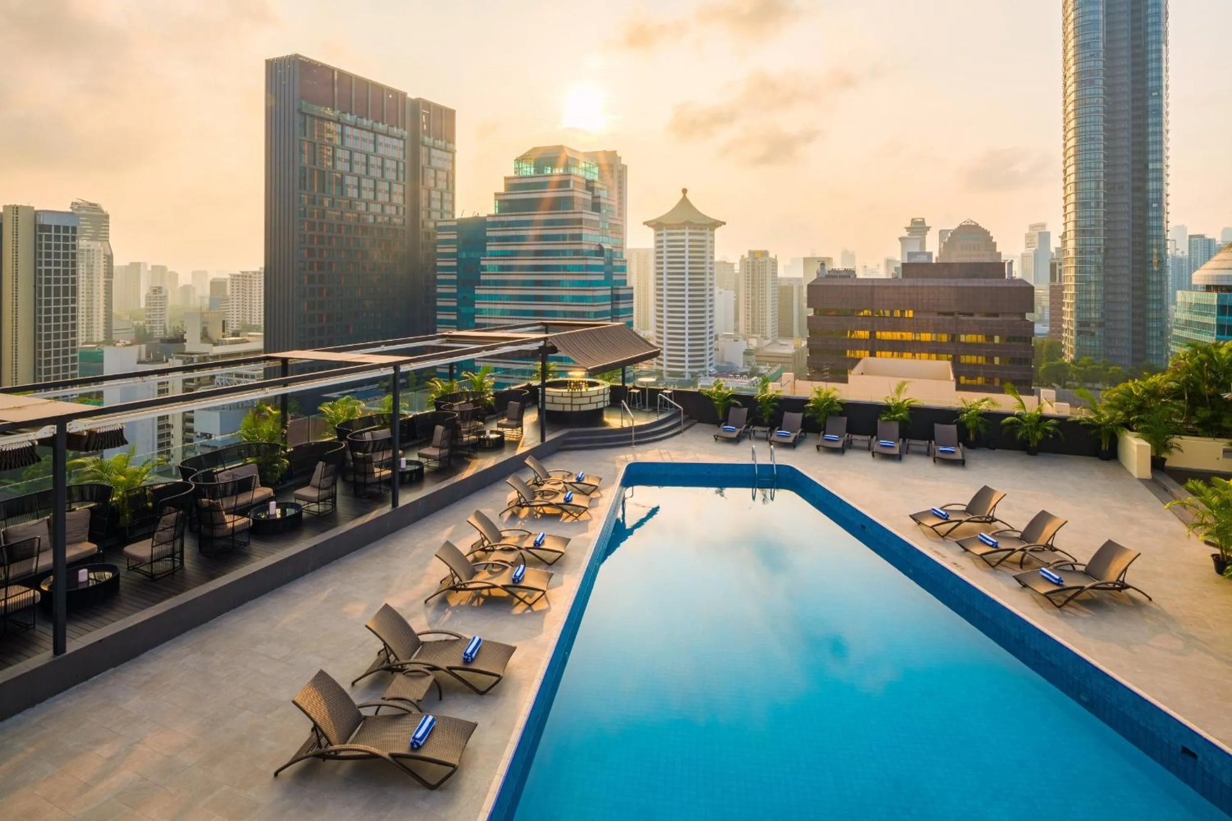 Swimming pool in voco Orchard Singapore by IHG