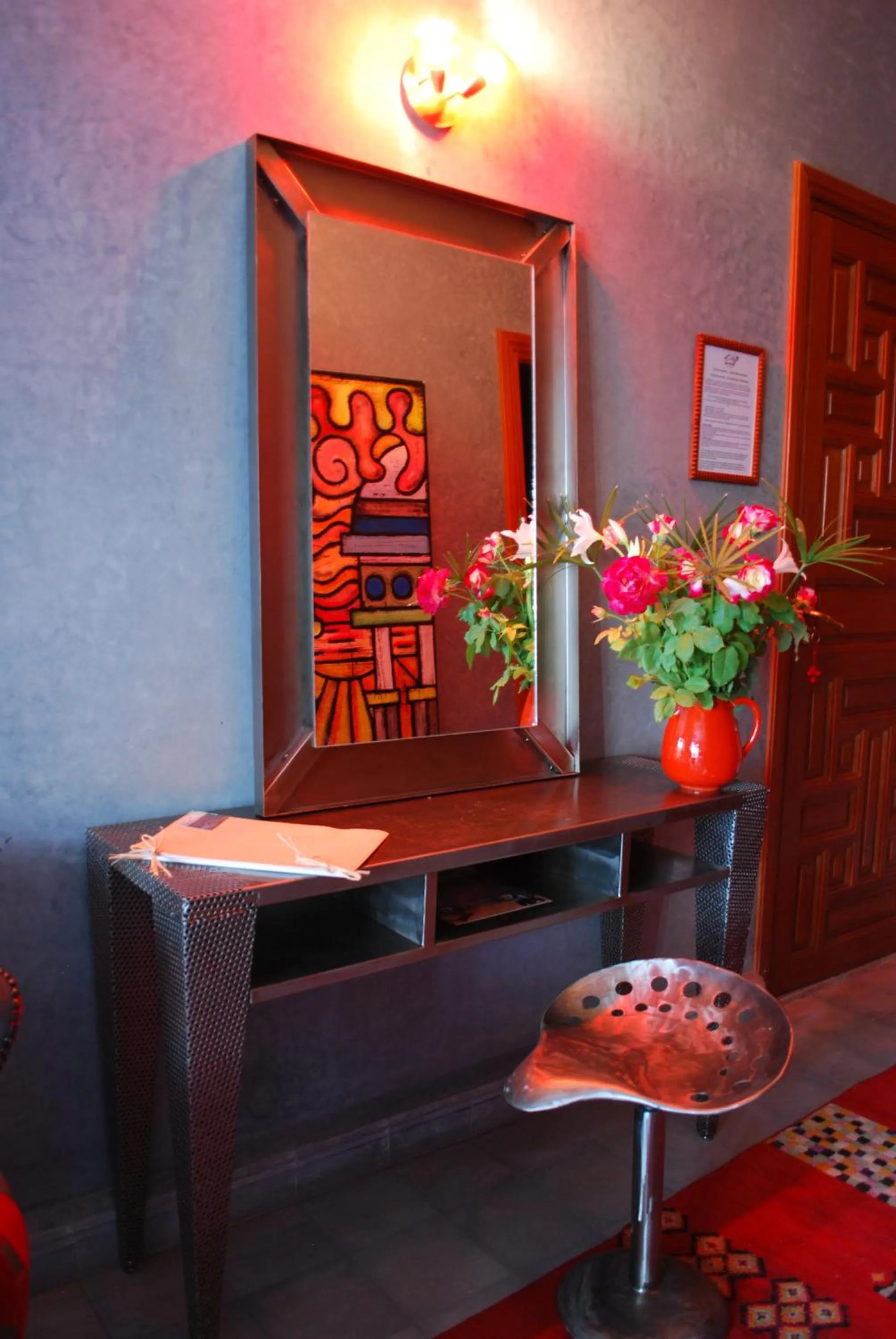 Seating area in Casa Taos