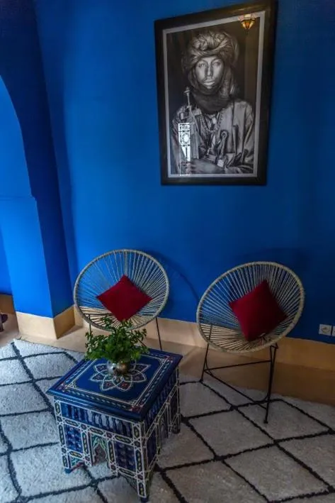 Seating area in Riad Smara