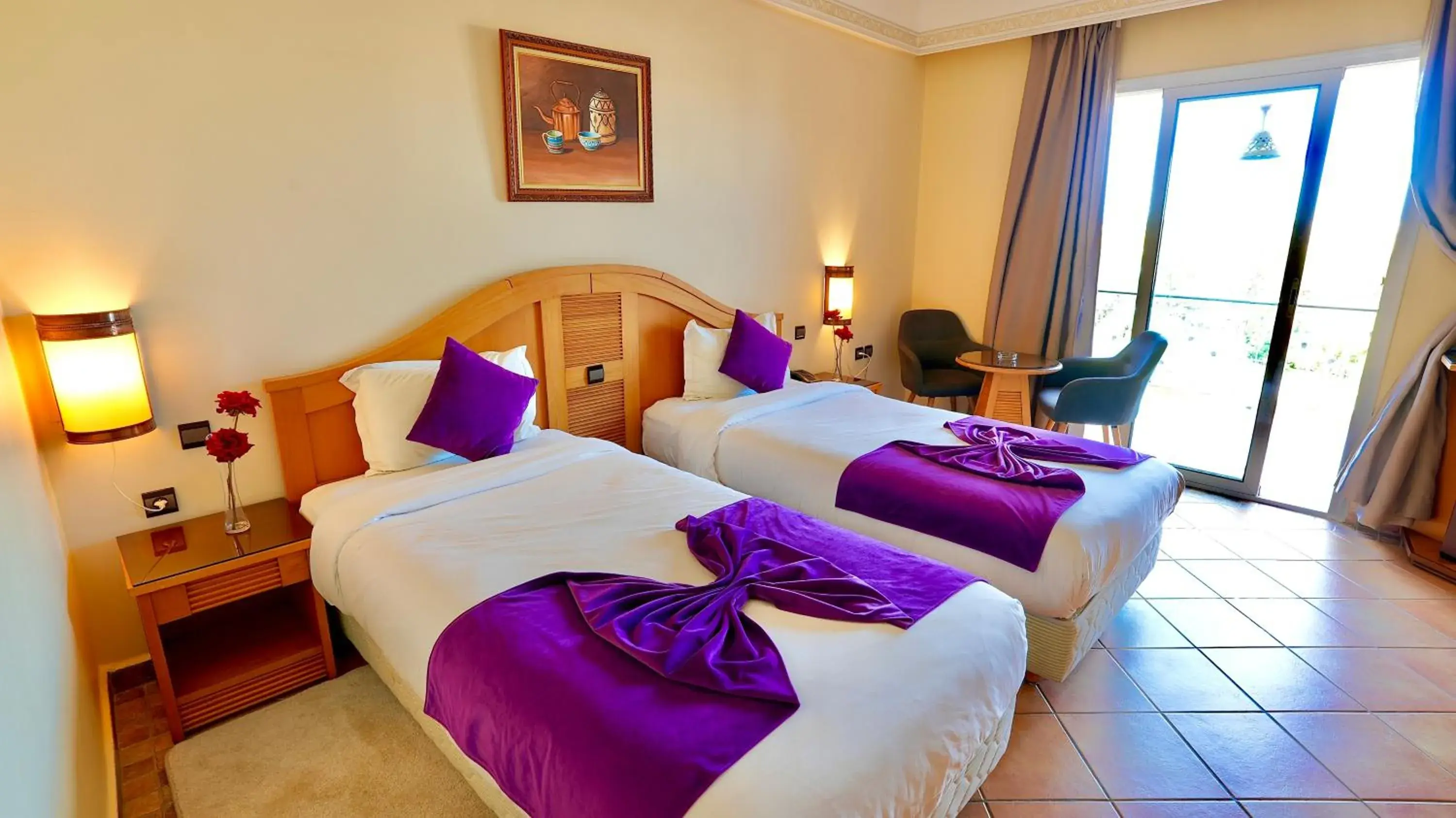 Twin Room in Hotel Menzeh Dalia Twin Room in Hotel Menzeh Dalia