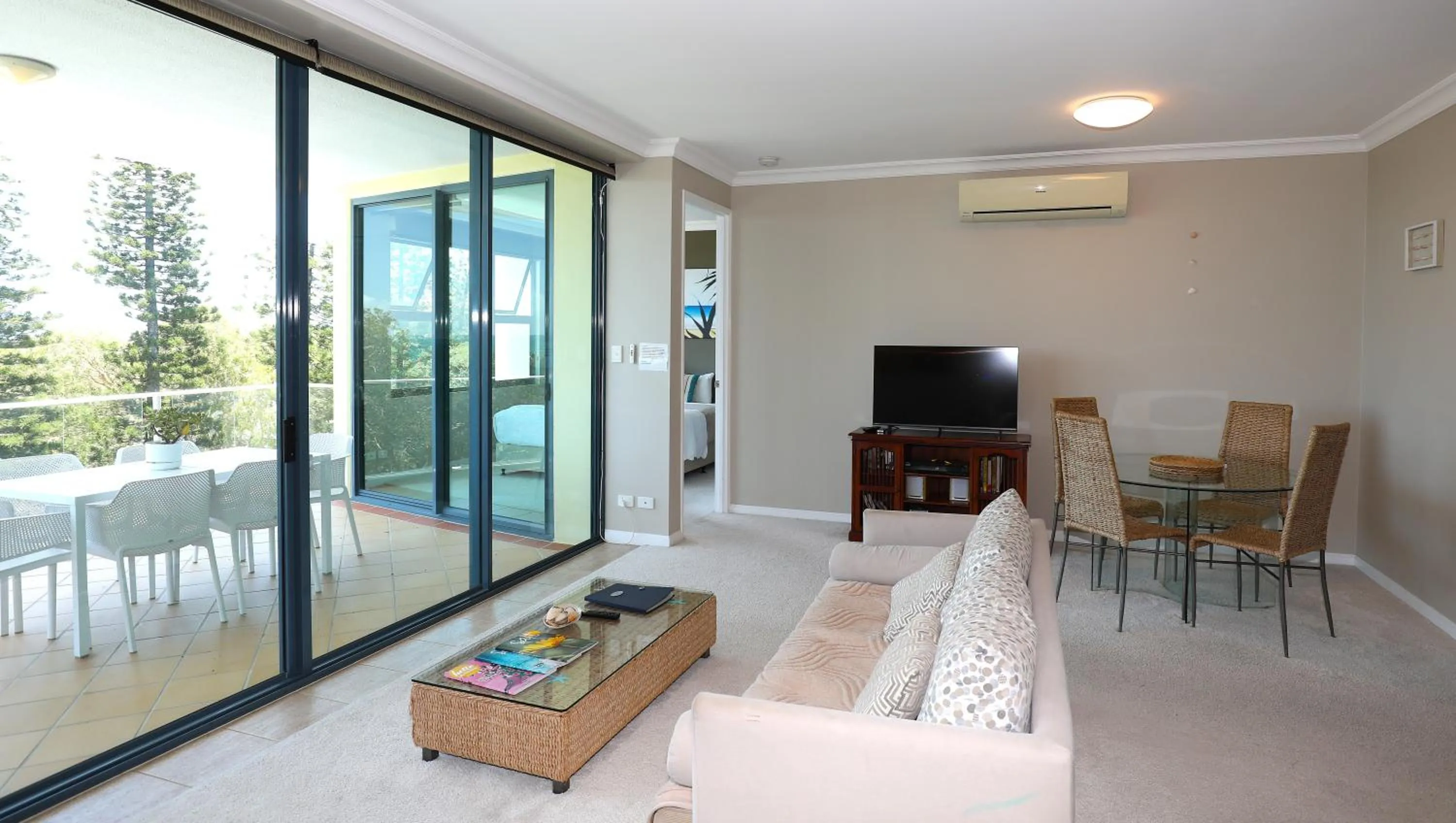 Living room in Santorini Twin Waters