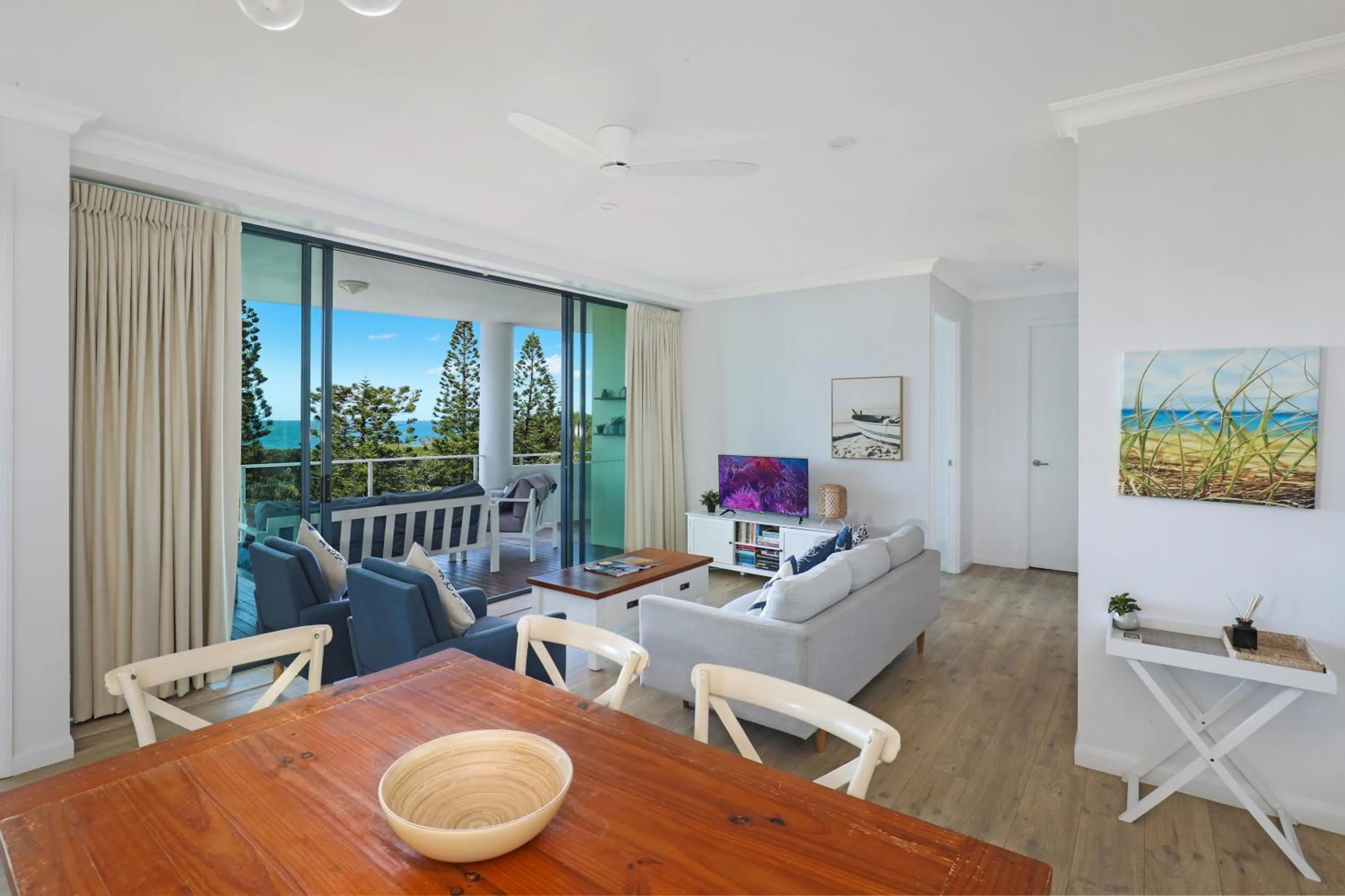 Living room in Santorini Twin Waters