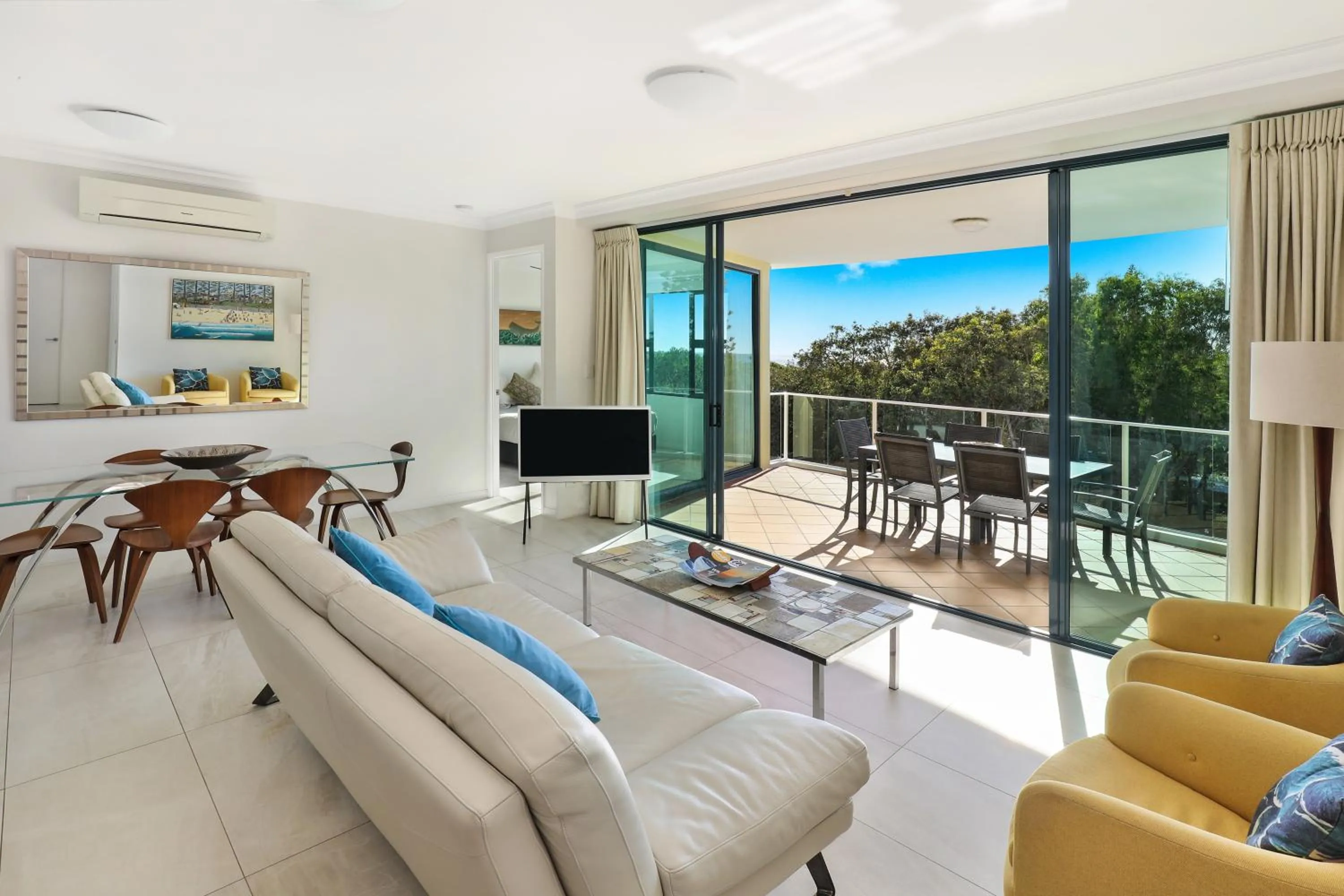 Living room in Santorini Twin Waters