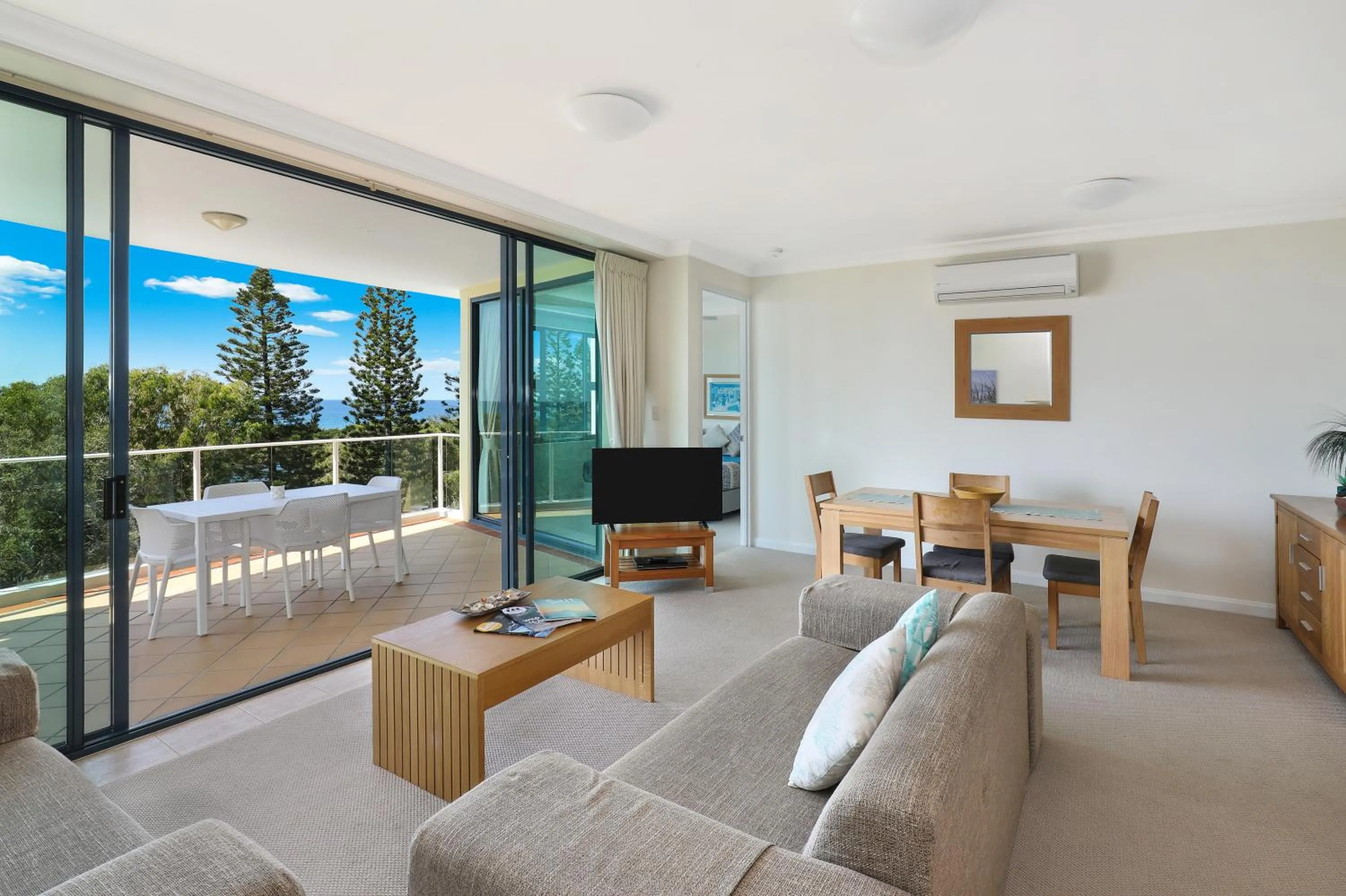 Living room in Santorini Twin Waters