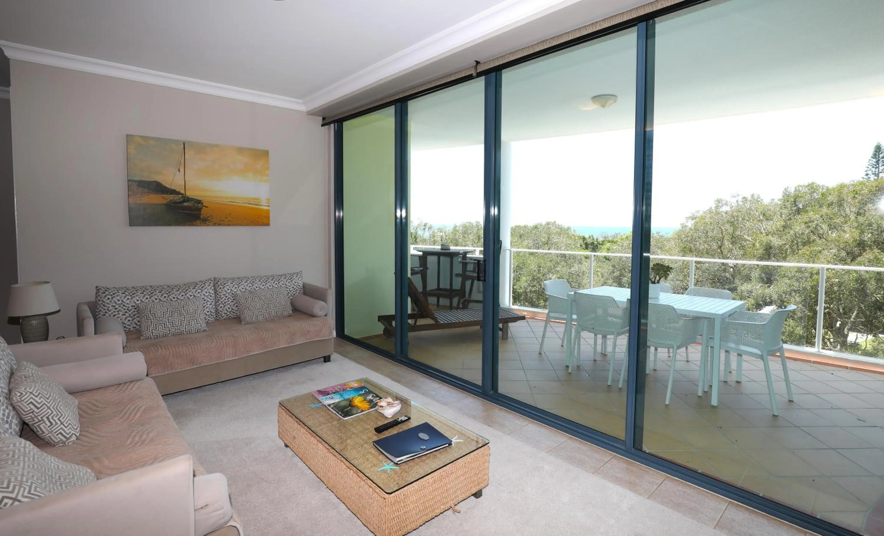 Living room in Santorini Twin Waters