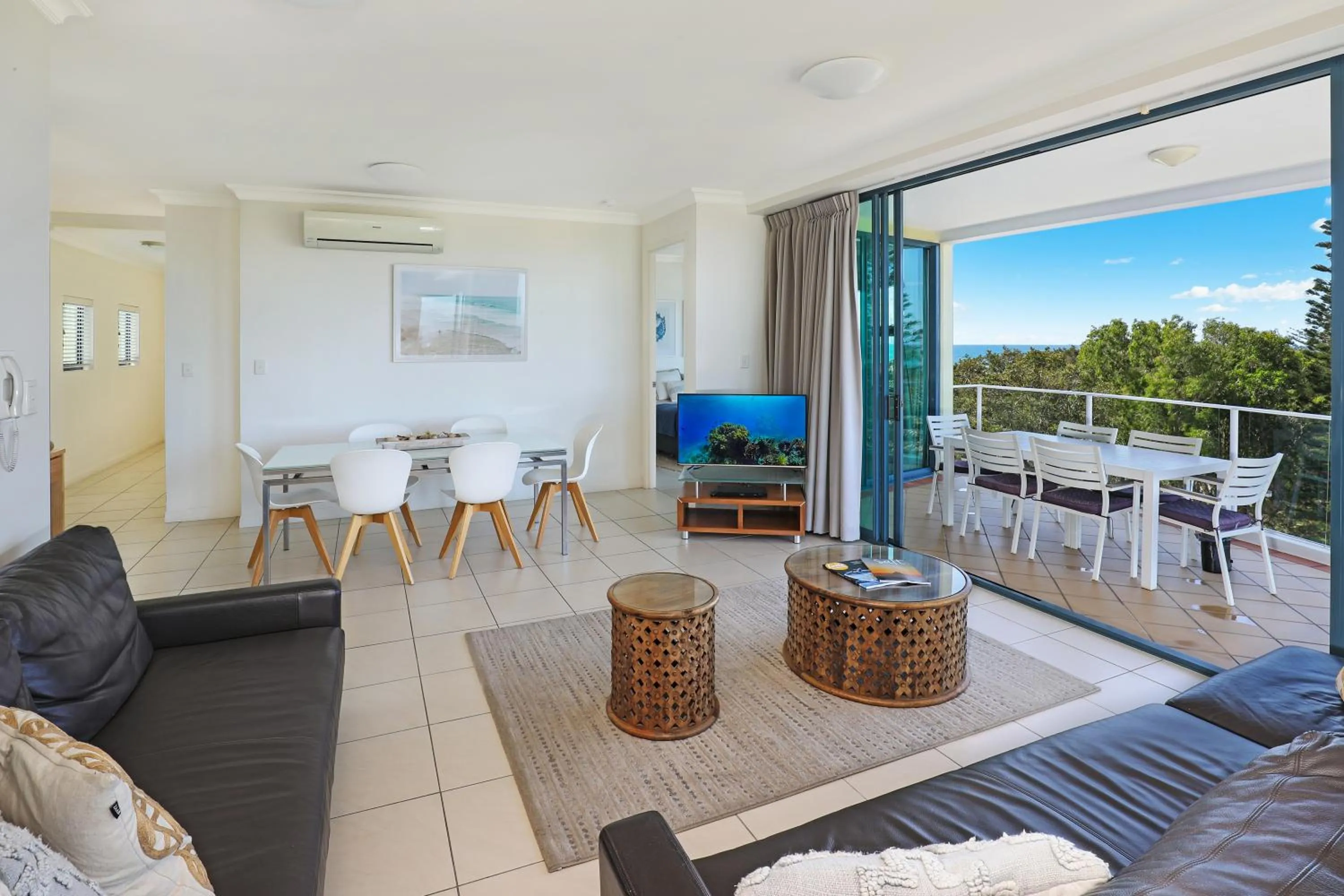 Living room in Santorini Twin Waters