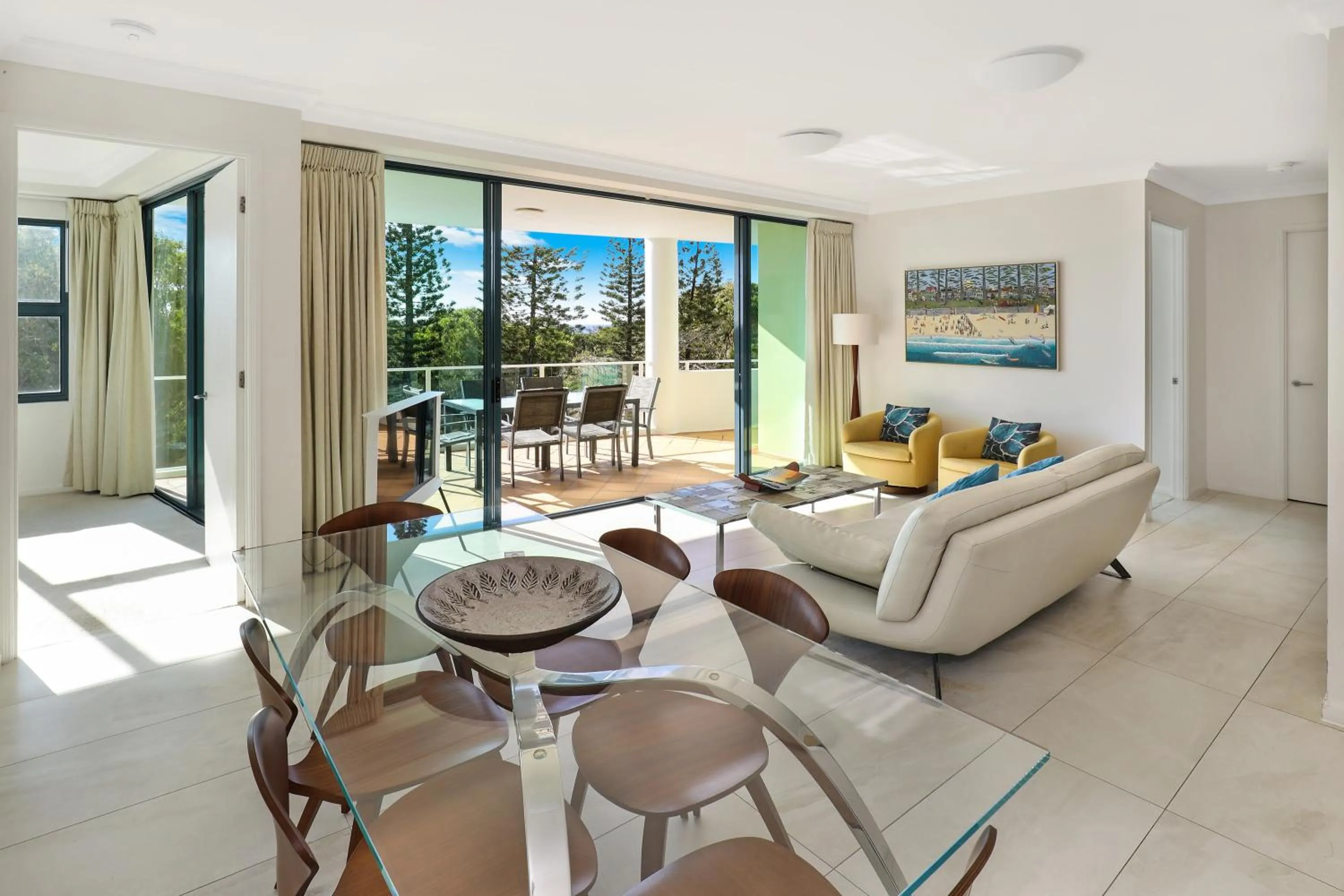 Living room in Santorini Twin Waters