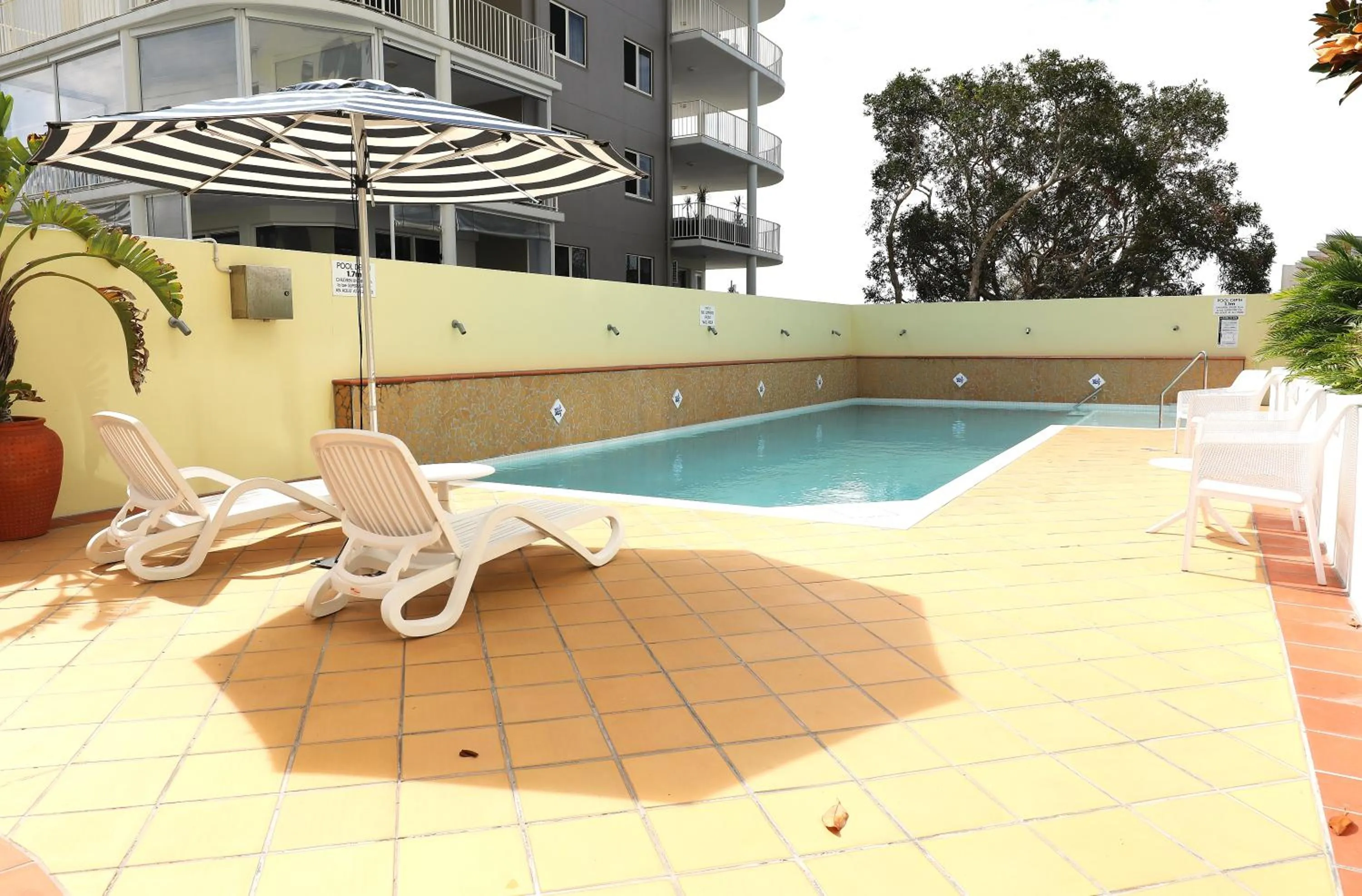Pool view in Santorini Twin Waters