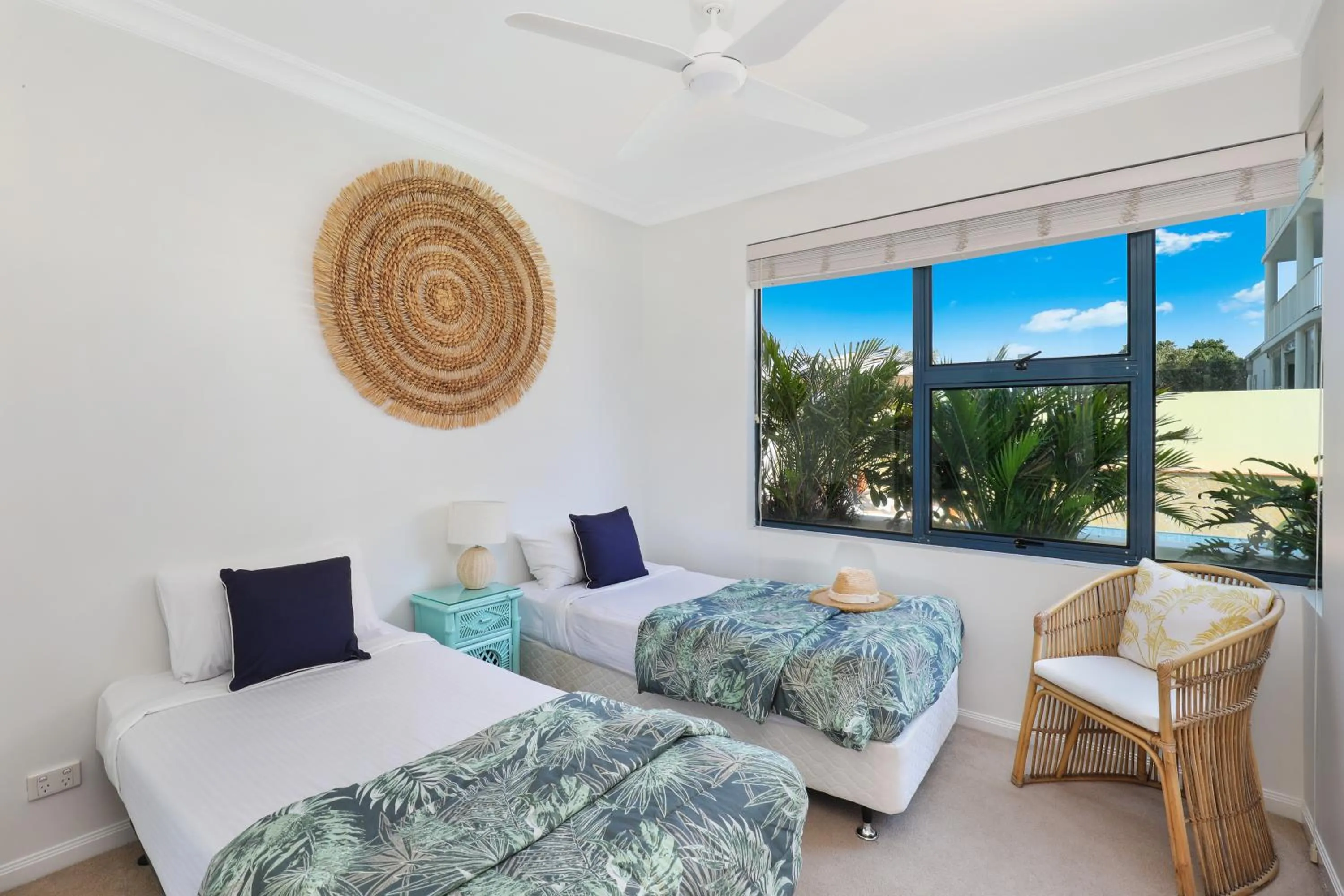 Bedroom, Bed in Santorini Twin Waters
