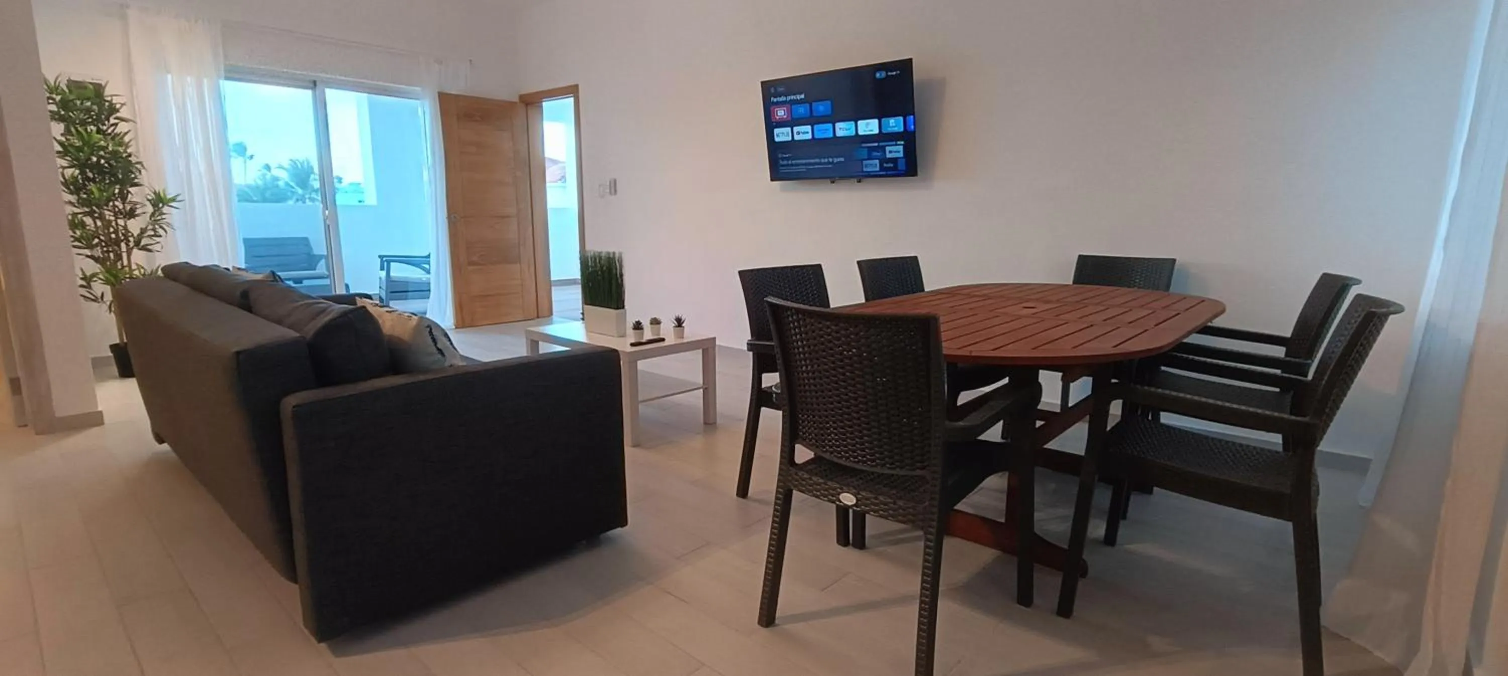 TV and multimedia in Las Terrazas Condo Punta Cana Beach - Los Corales Village