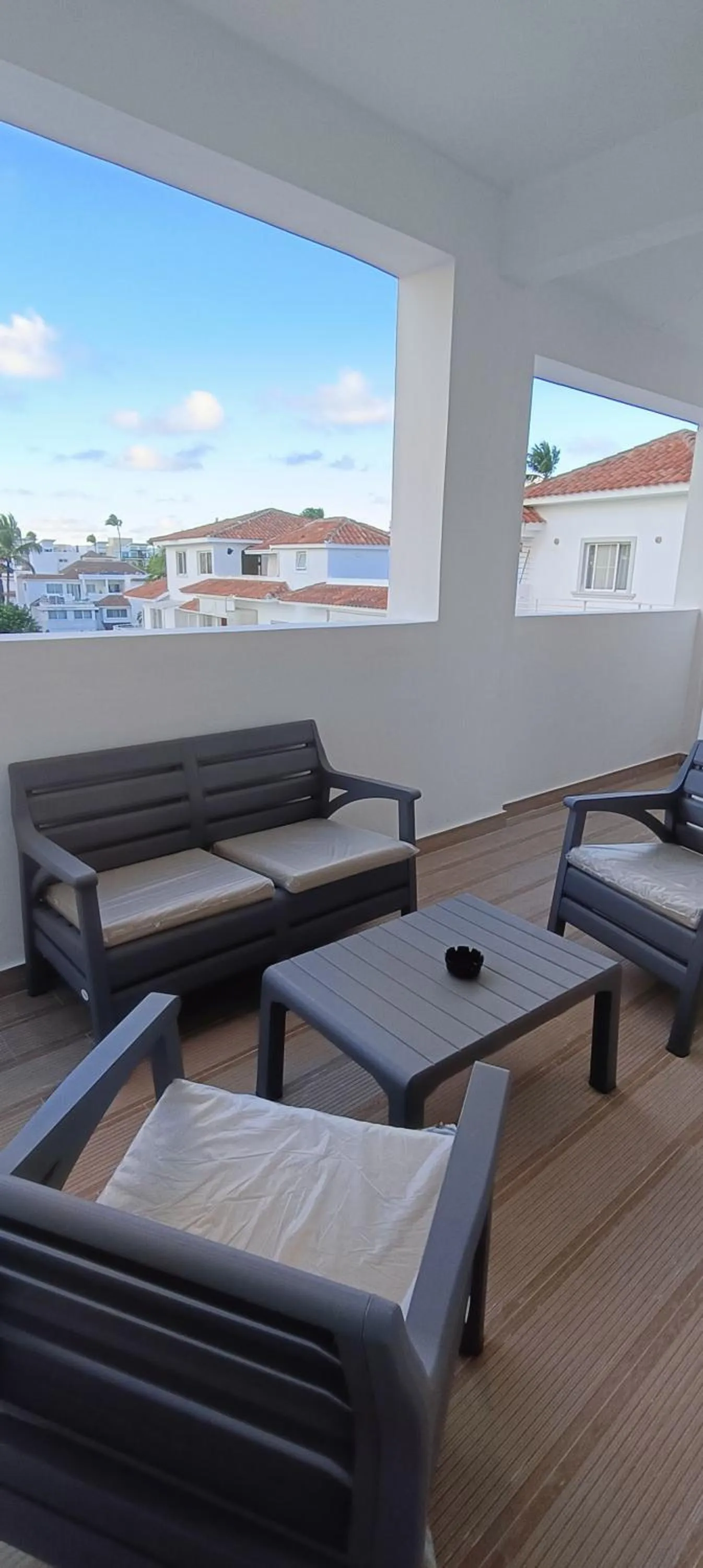 Balcony/Terrace in Las Terrazas Condo Punta Cana Beach - Los Corales Village