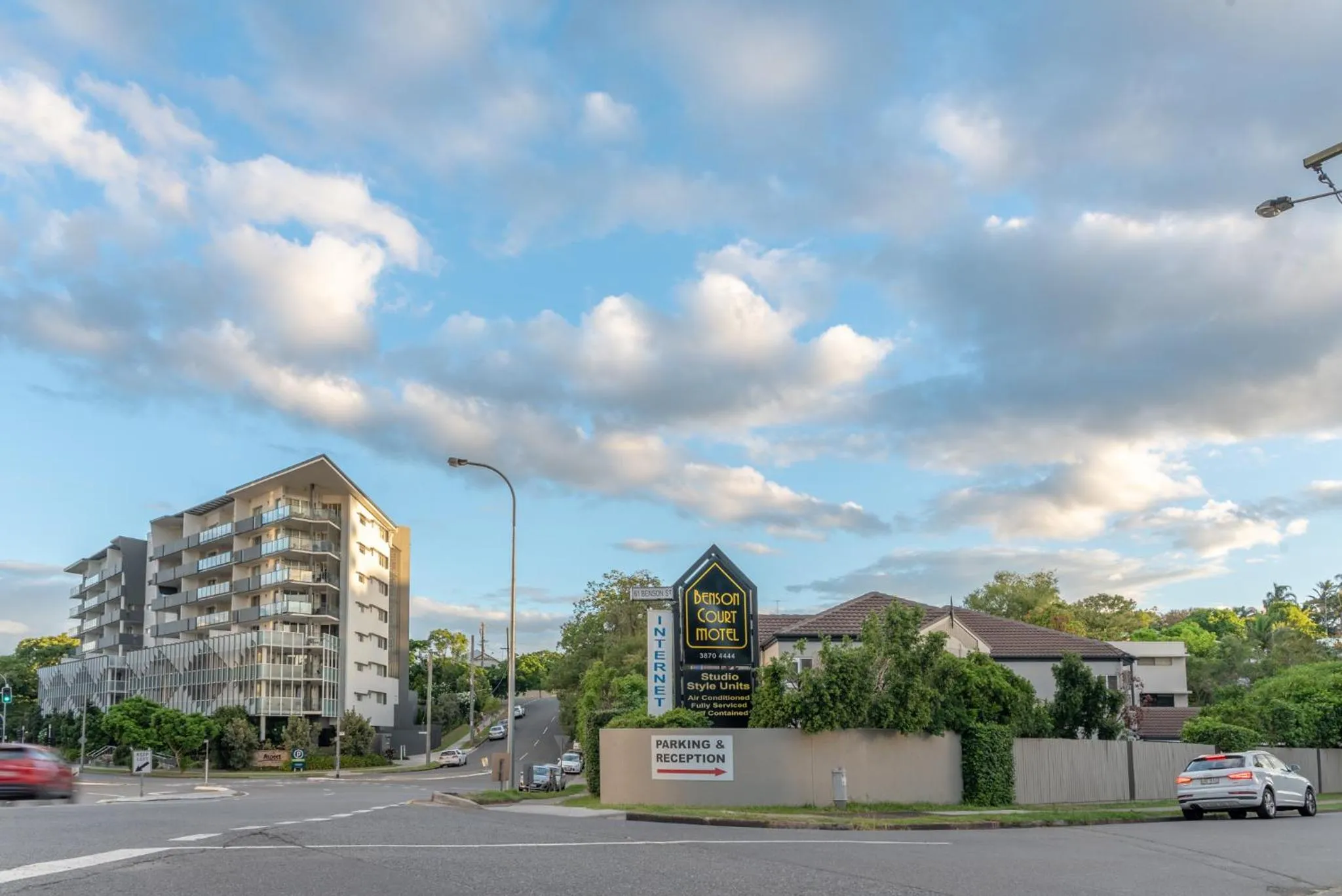 Property building in Benson Court Motel