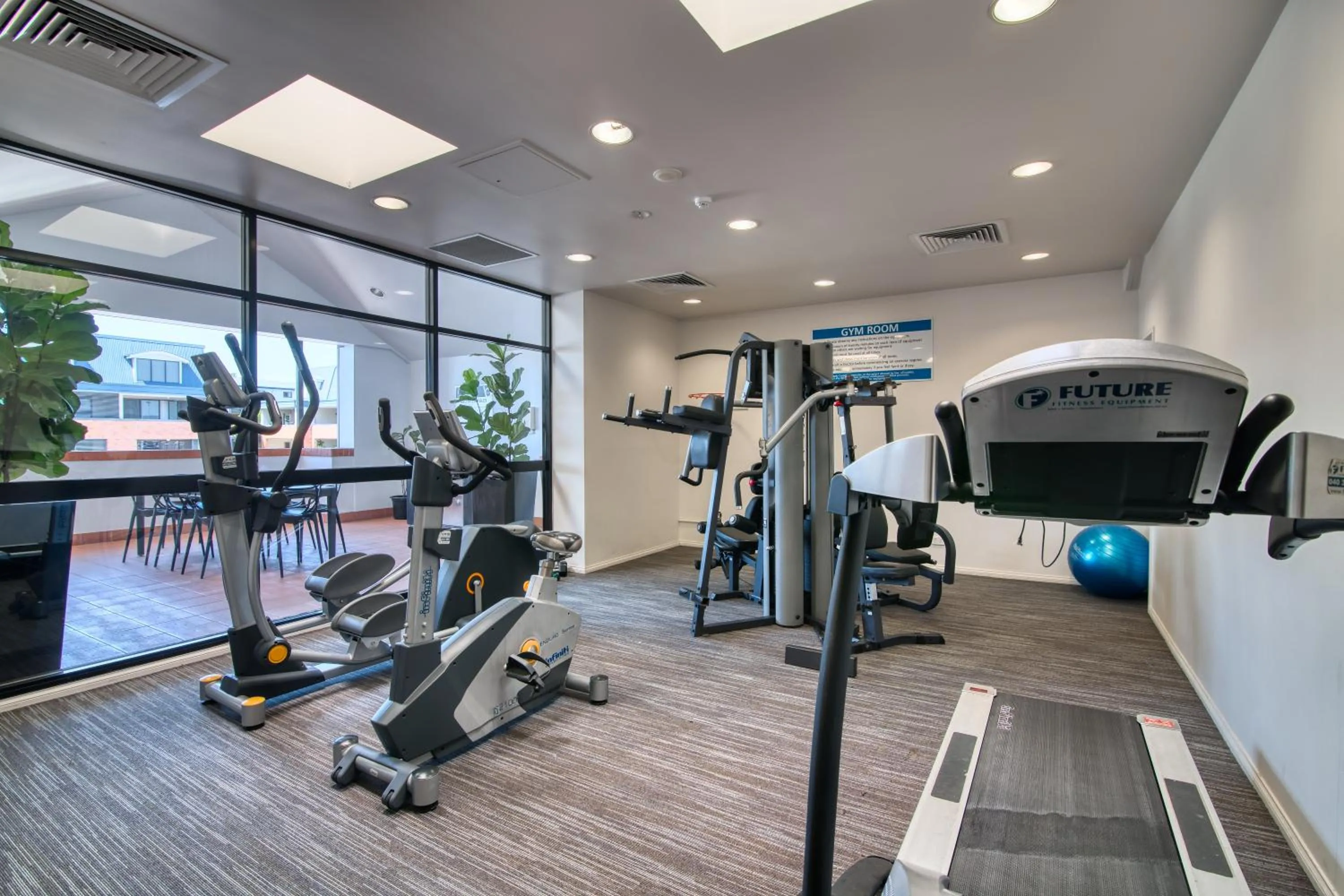 Fitness centre/facilities in Central Brunswick Apartment Hotel