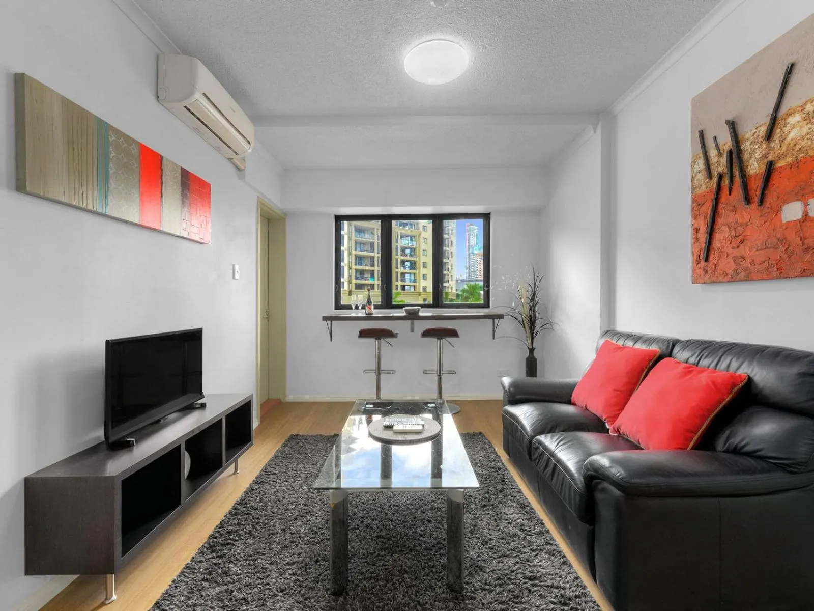 Living room in Central Brunswick Apartment Hotel