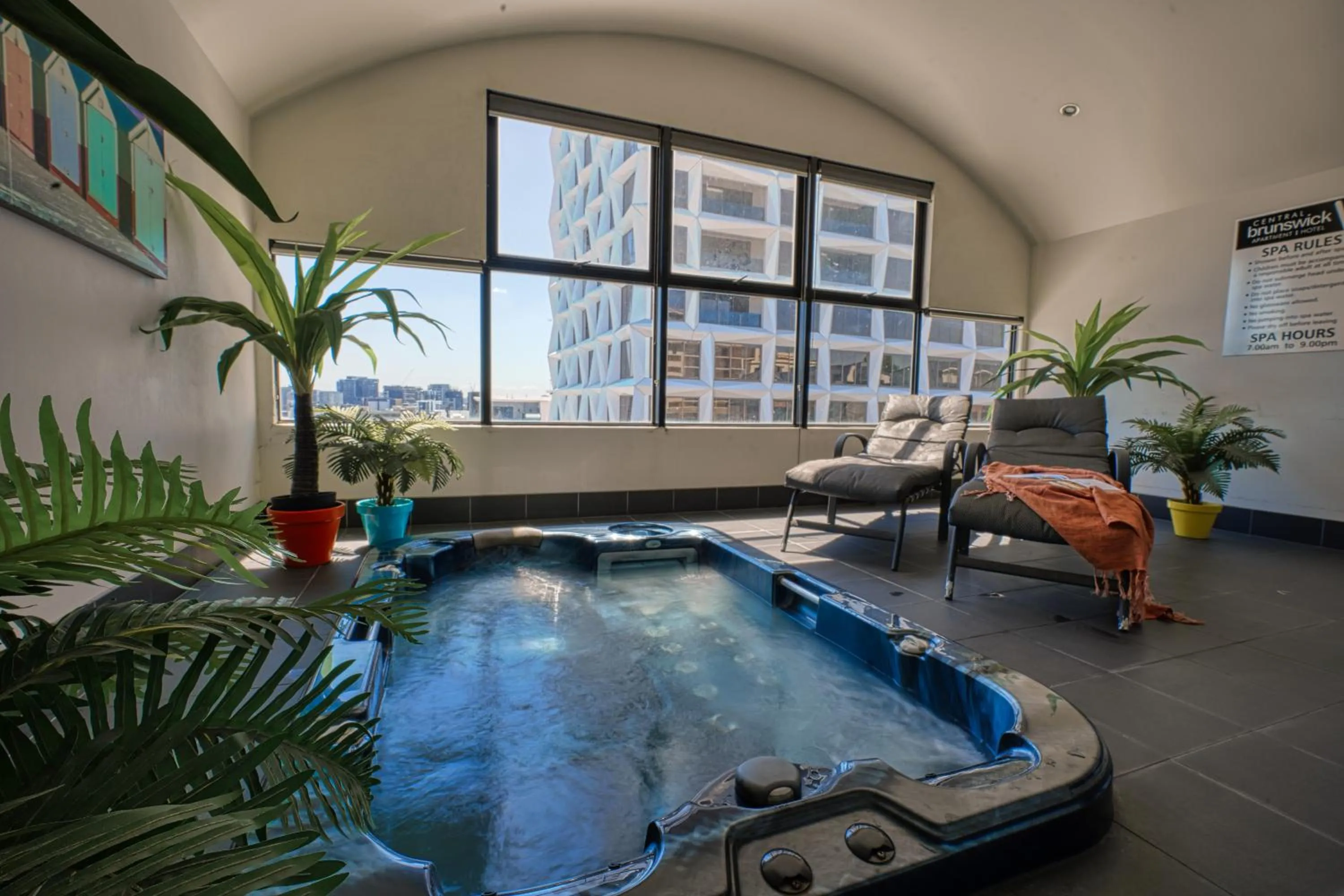 Fitness centre/facilities in Central Brunswick Apartment Hotel