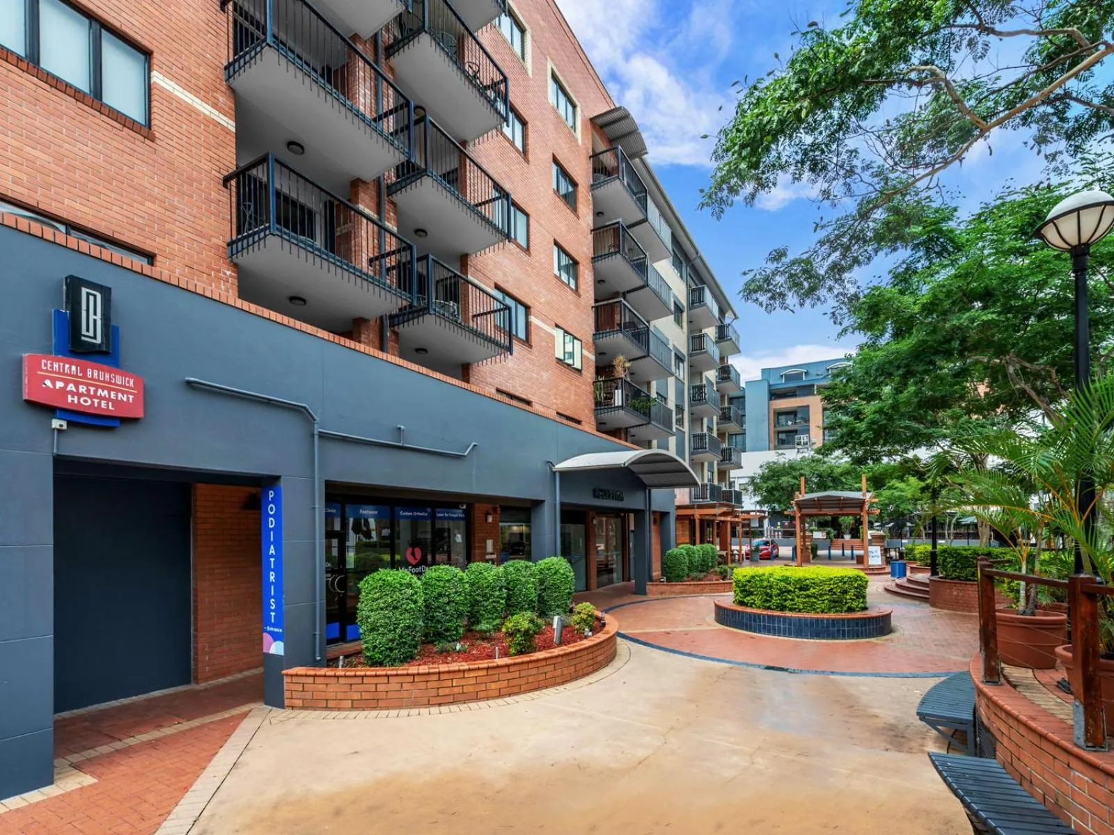 Property building in Central Brunswick Apartment Hotel