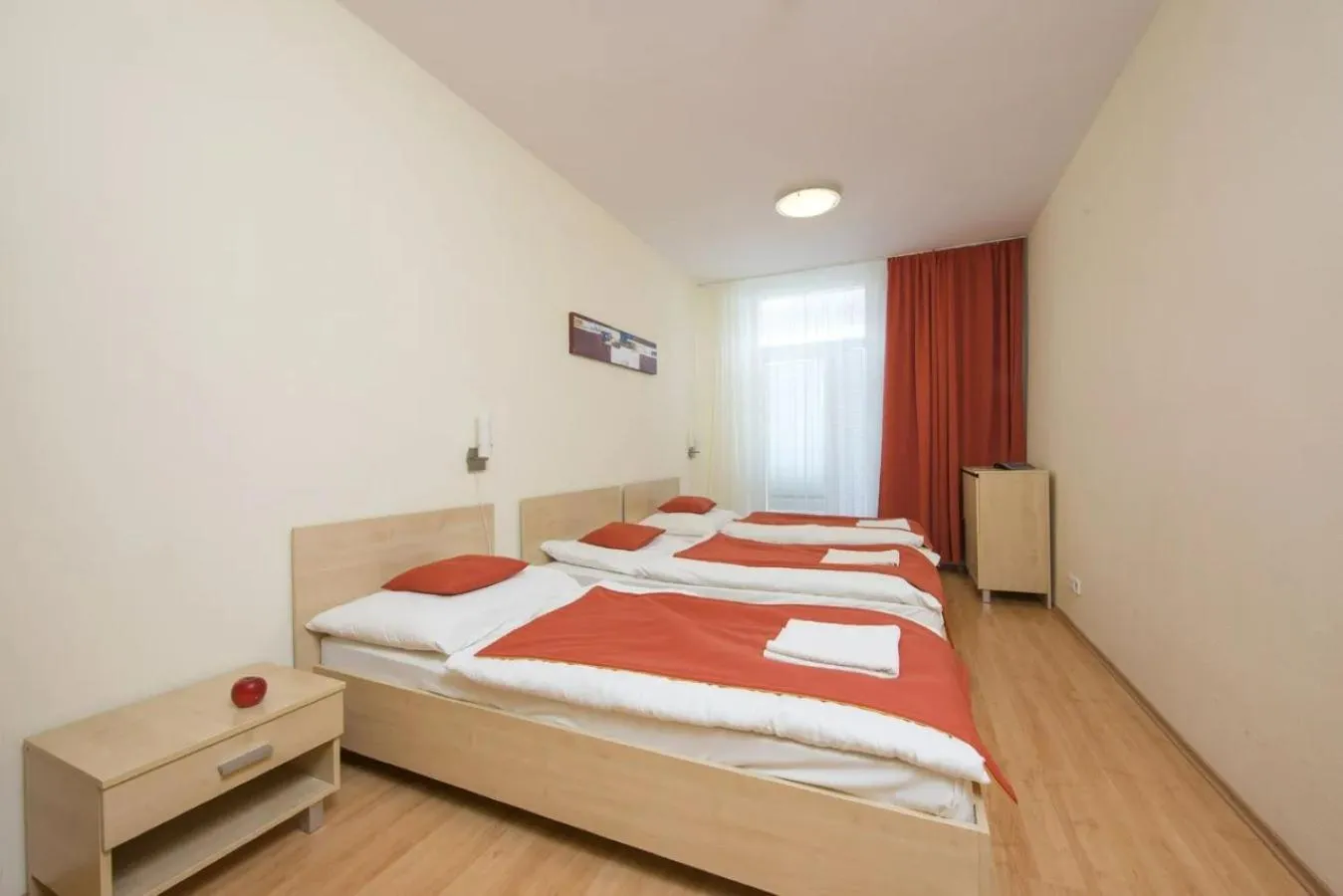 Bedroom, Bed in Hotel Spolcentrum