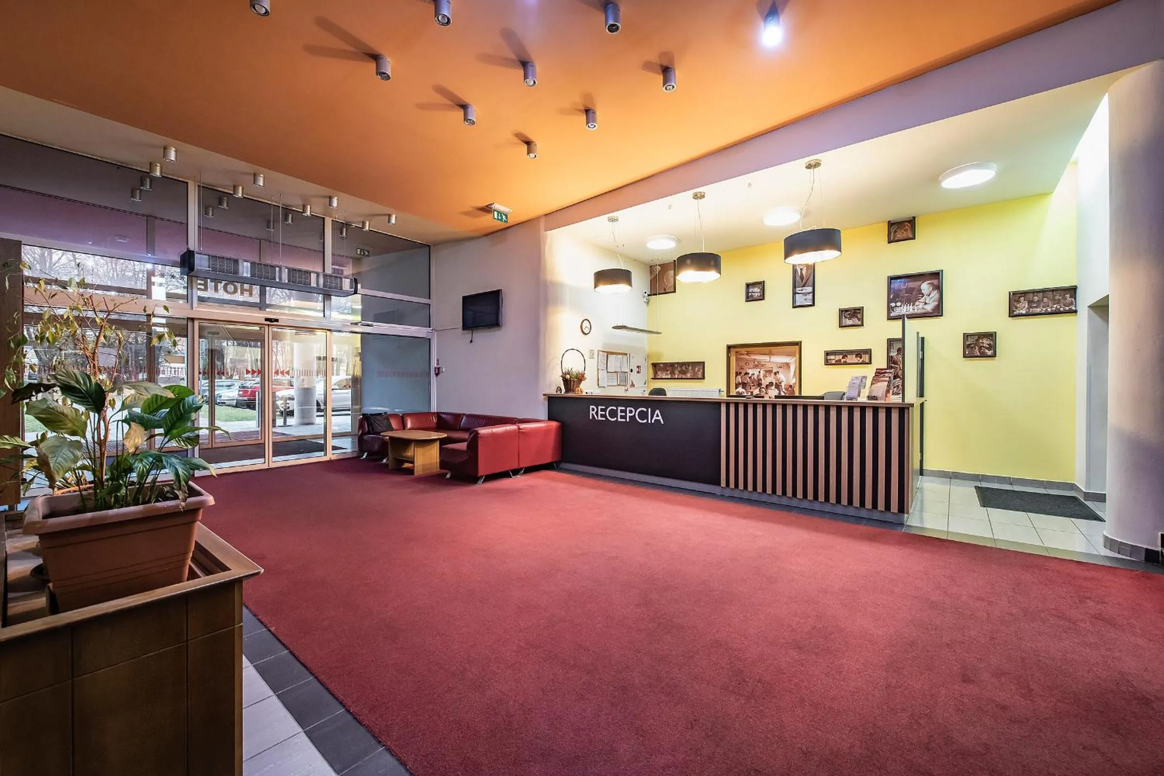 Lobby or reception in Hotel Spolcentrum