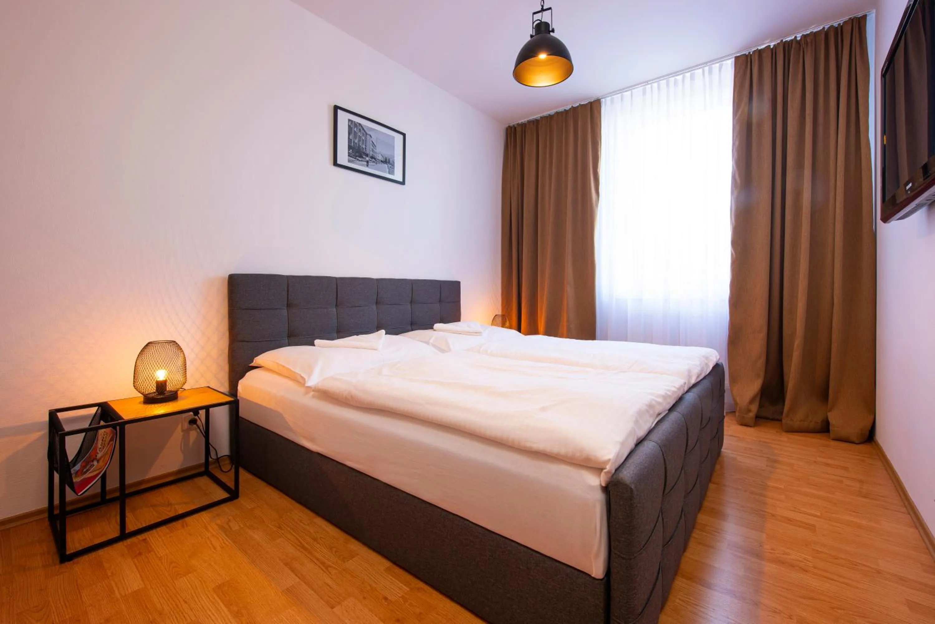 Bedroom, Bed in Hotel Spolcentrum