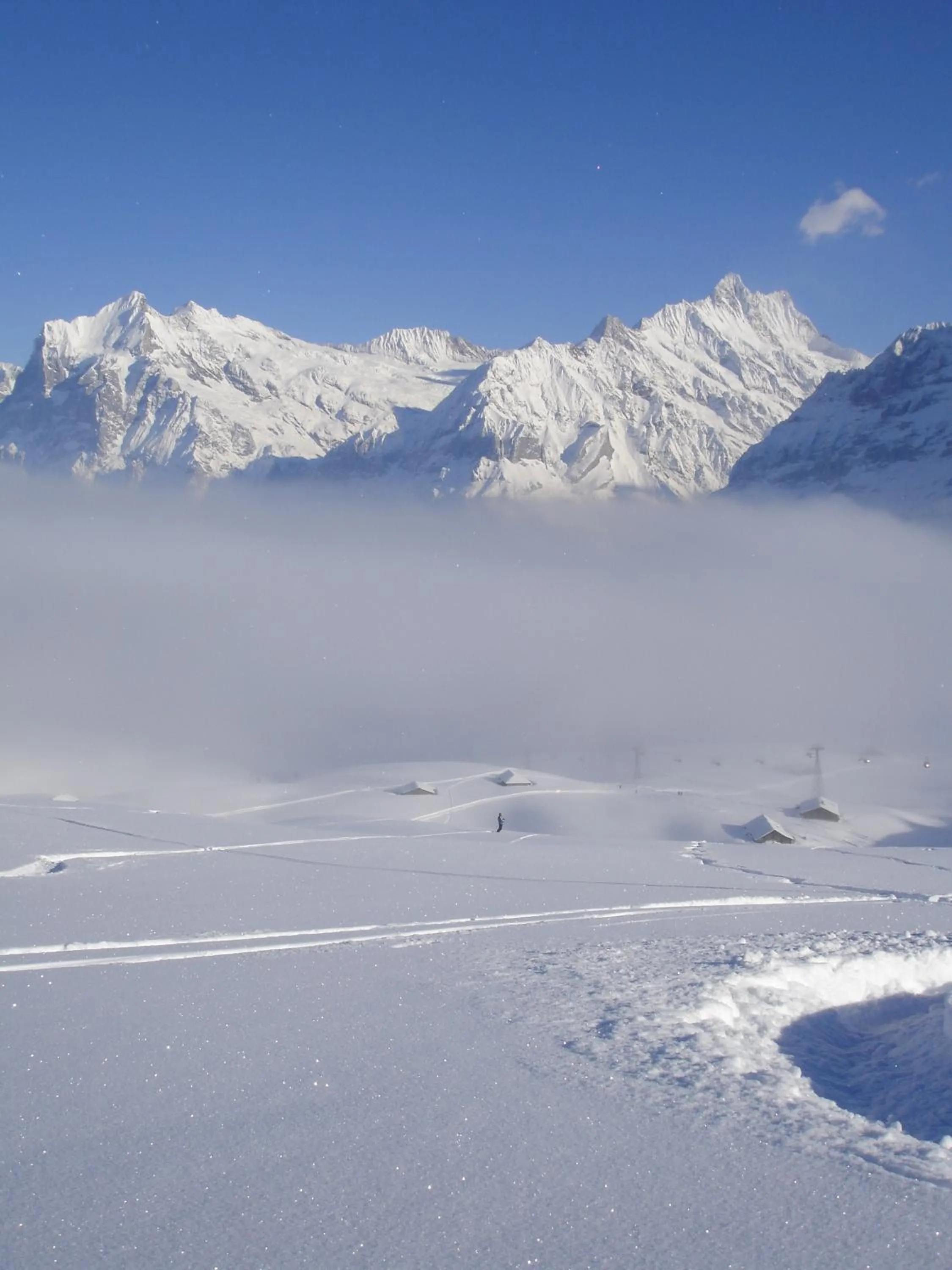 Skiing in Chalet Asterix