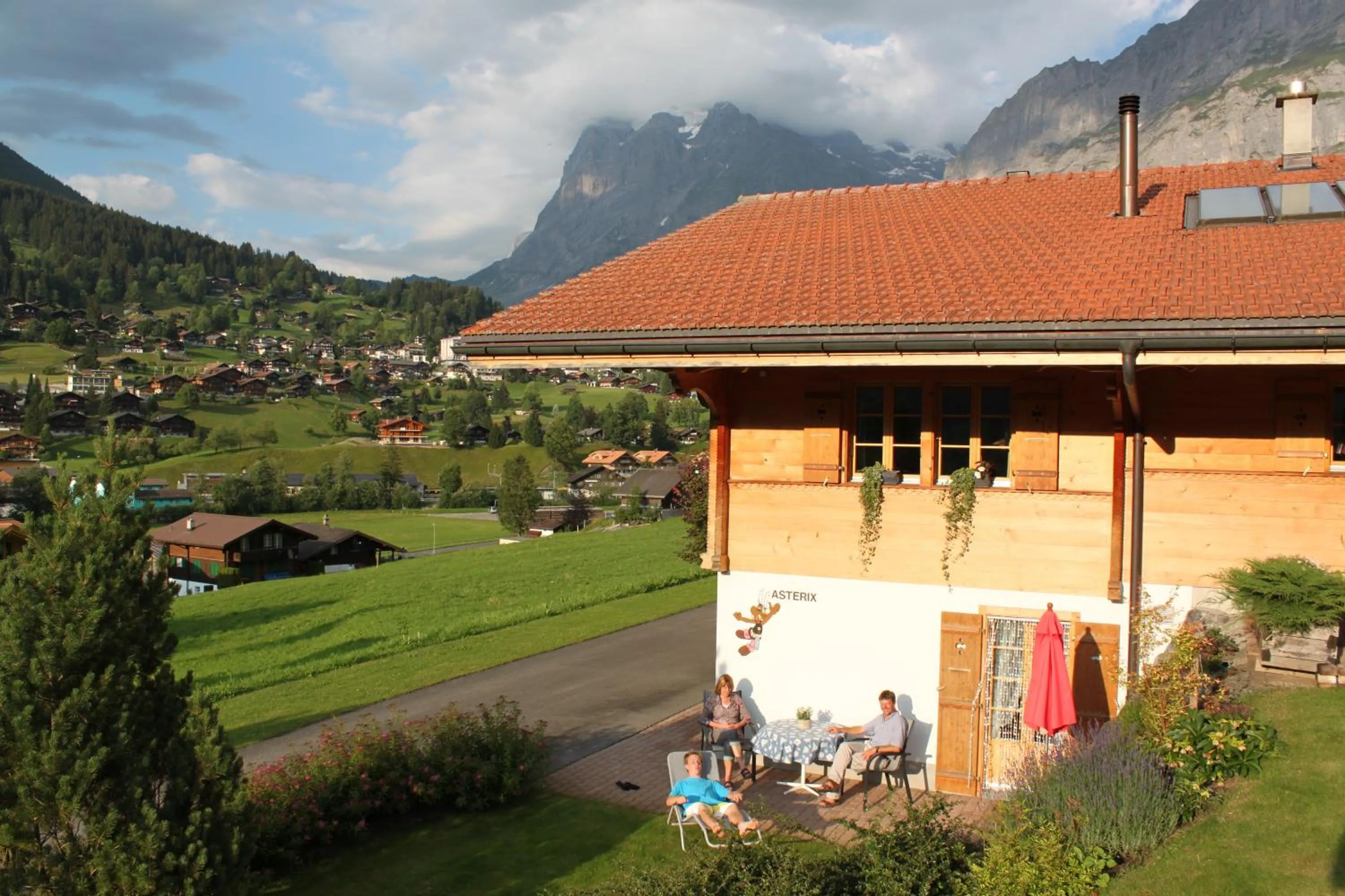 BBQ facilities in Chalet Asterix