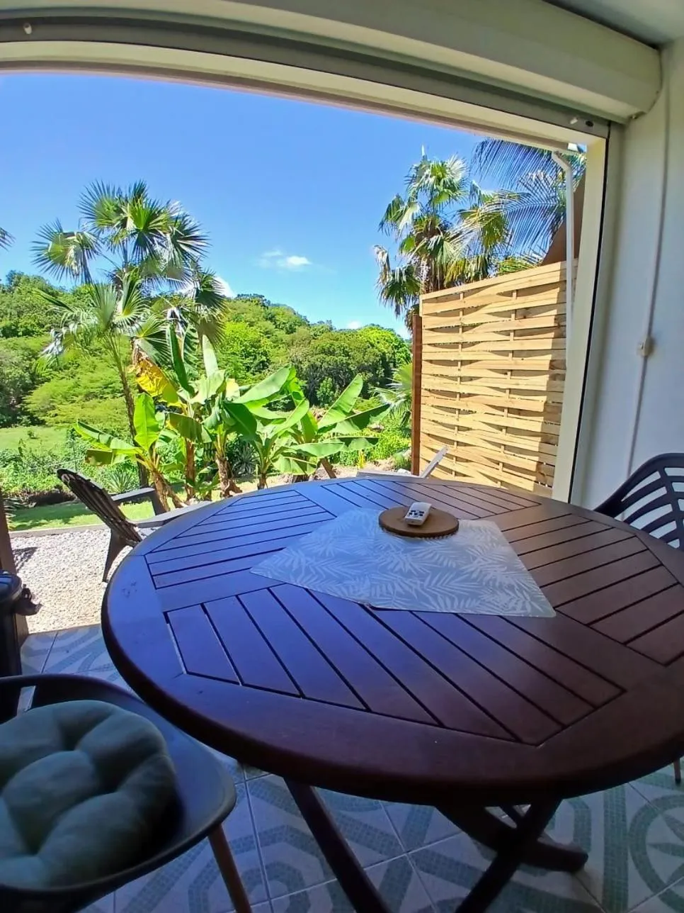 Patio in Ti Village Creole