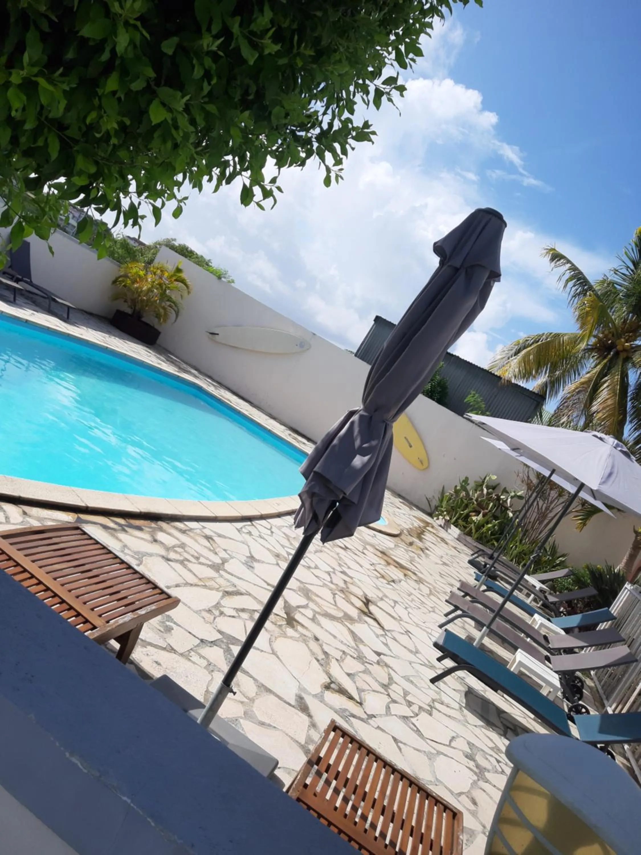 Swimming pool in Ti Village Creole