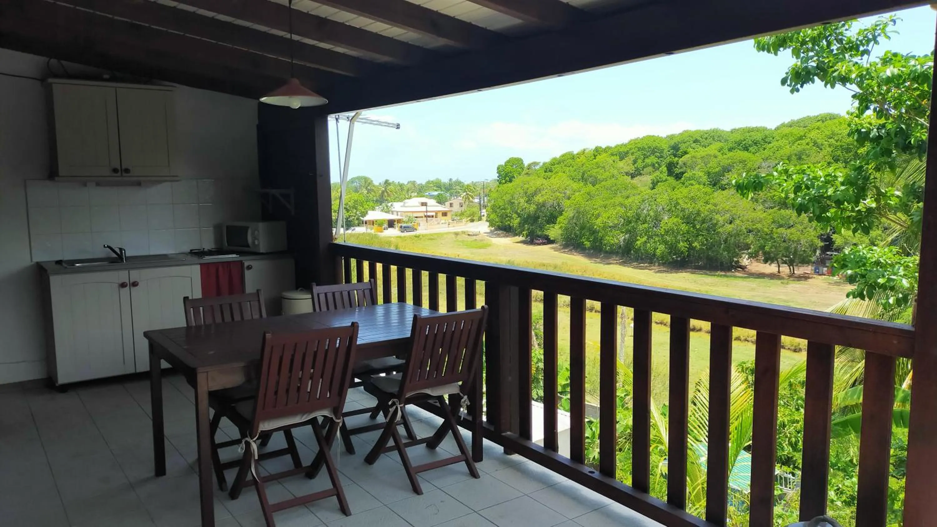 Balcony/Terrace in Ti Village Creole