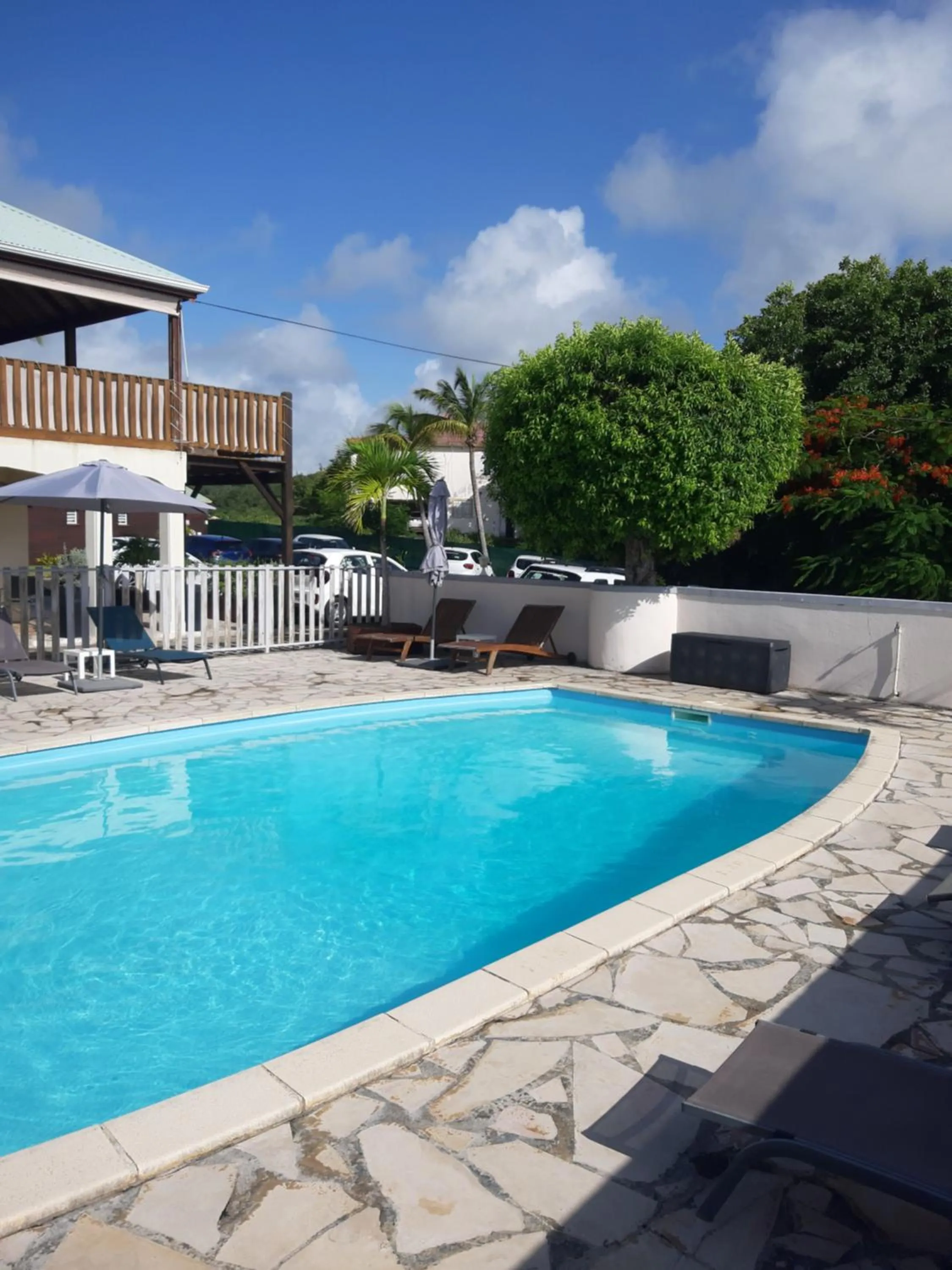 Swimming pool in Ti Village Creole