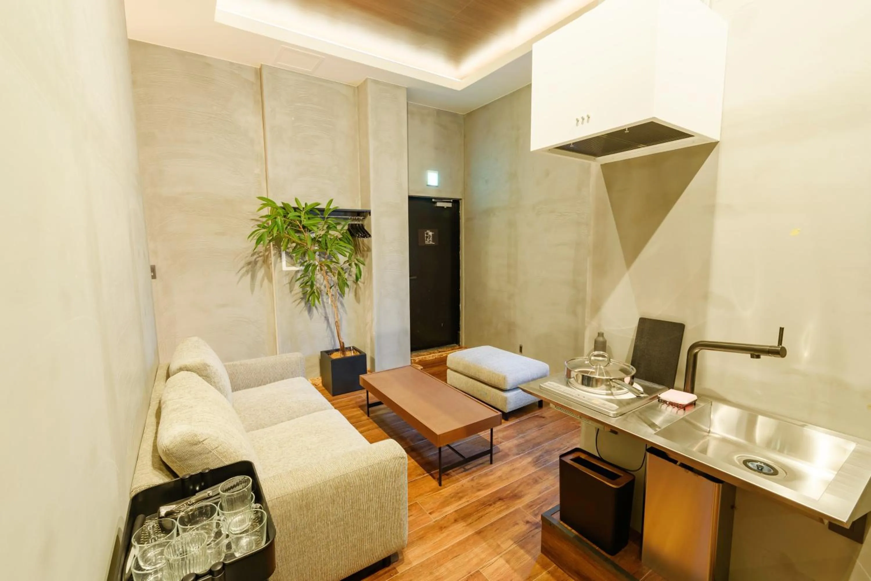 Living room in mizuka Nakasu 1 - unmanned hotel -