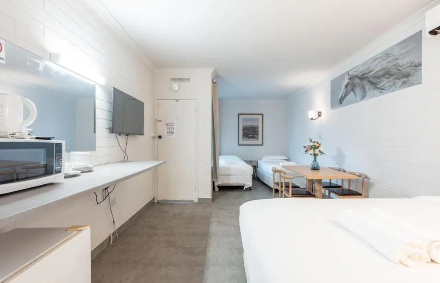 Bed in Motel Maroondah