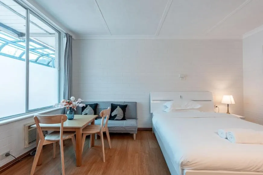 Bed in Motel Maroondah