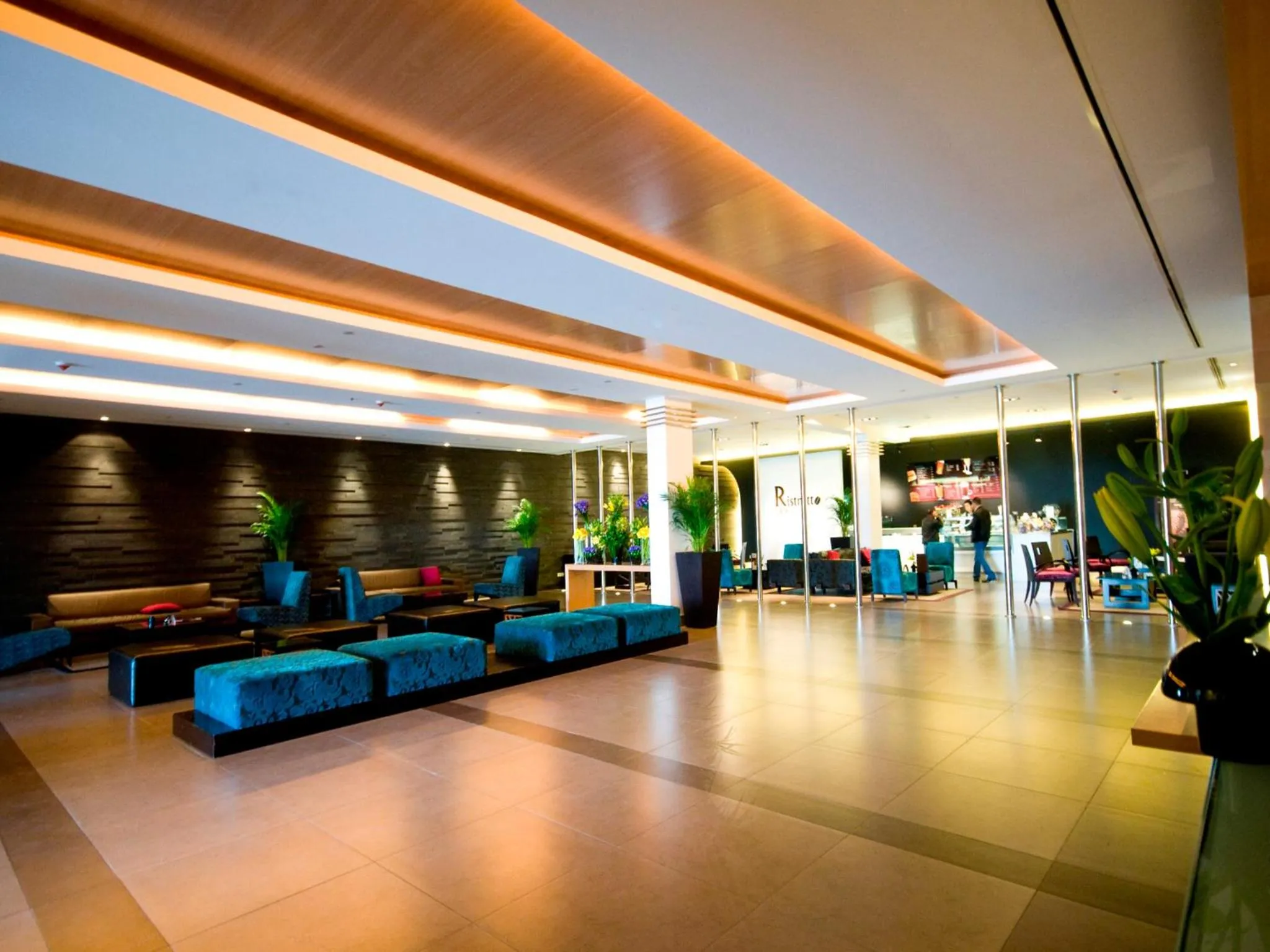 Lobby or reception in Amman Airport Hotel