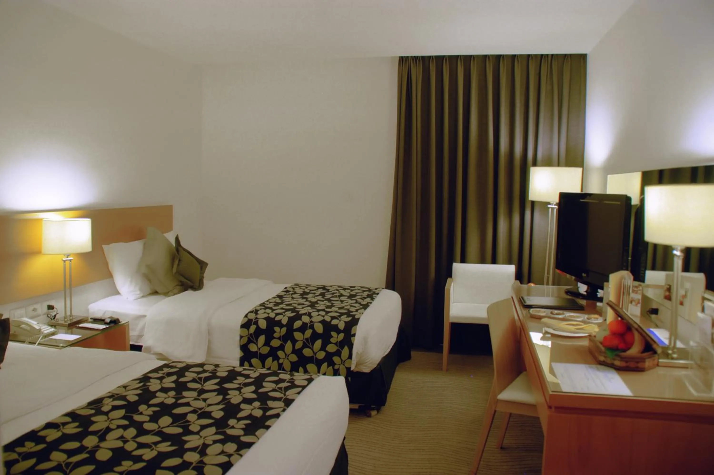 Bed in Amman Airport Hotel