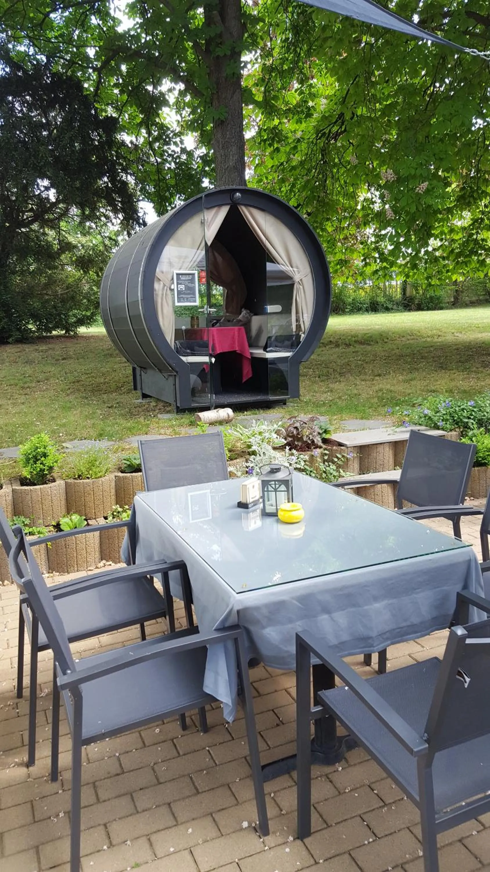 Balcony/Terrace in Hotel Wippertal - voll klimatisiert