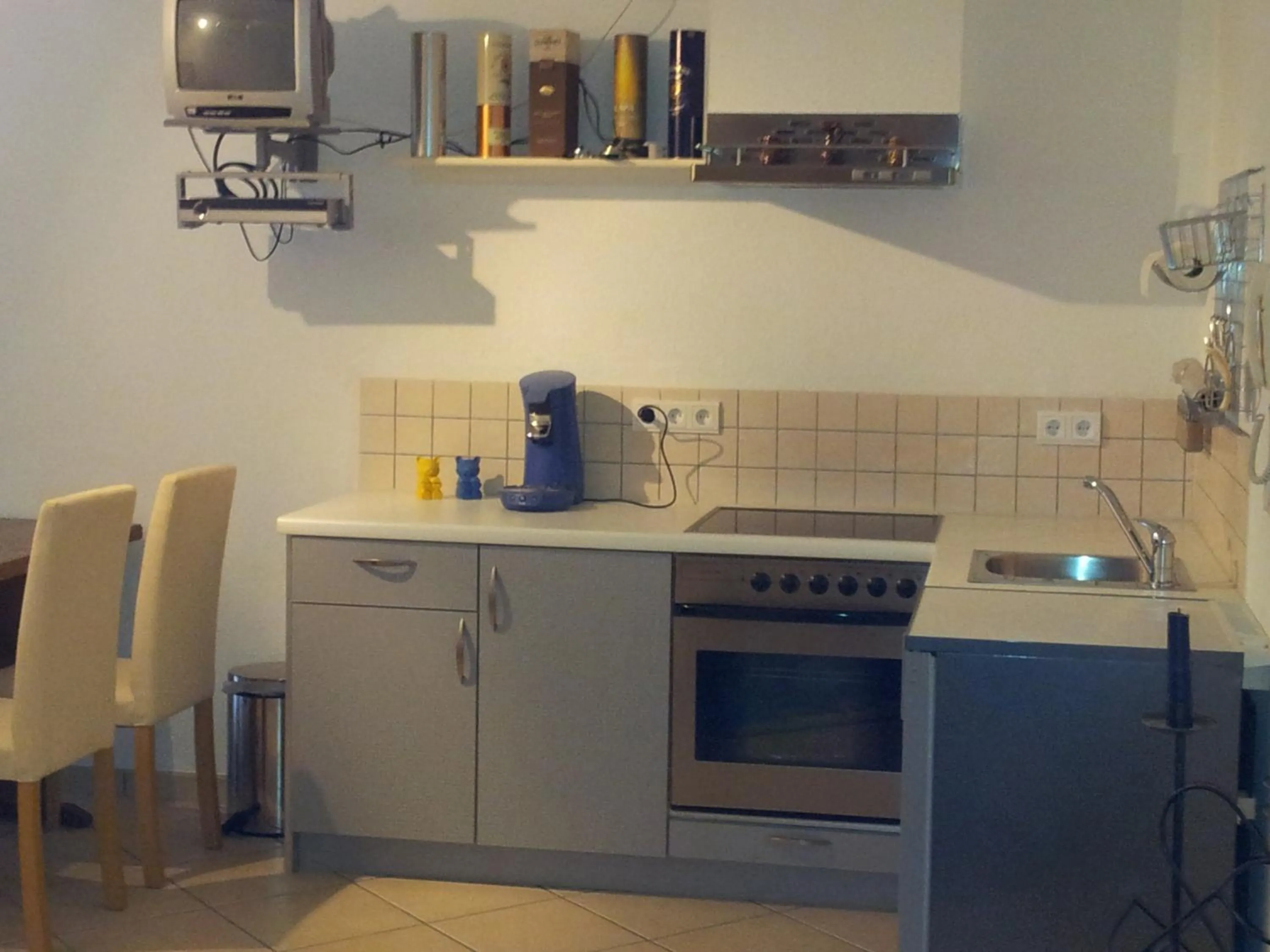 Kitchen or kitchenette in Hotel Wippertal - voll klimatisiert