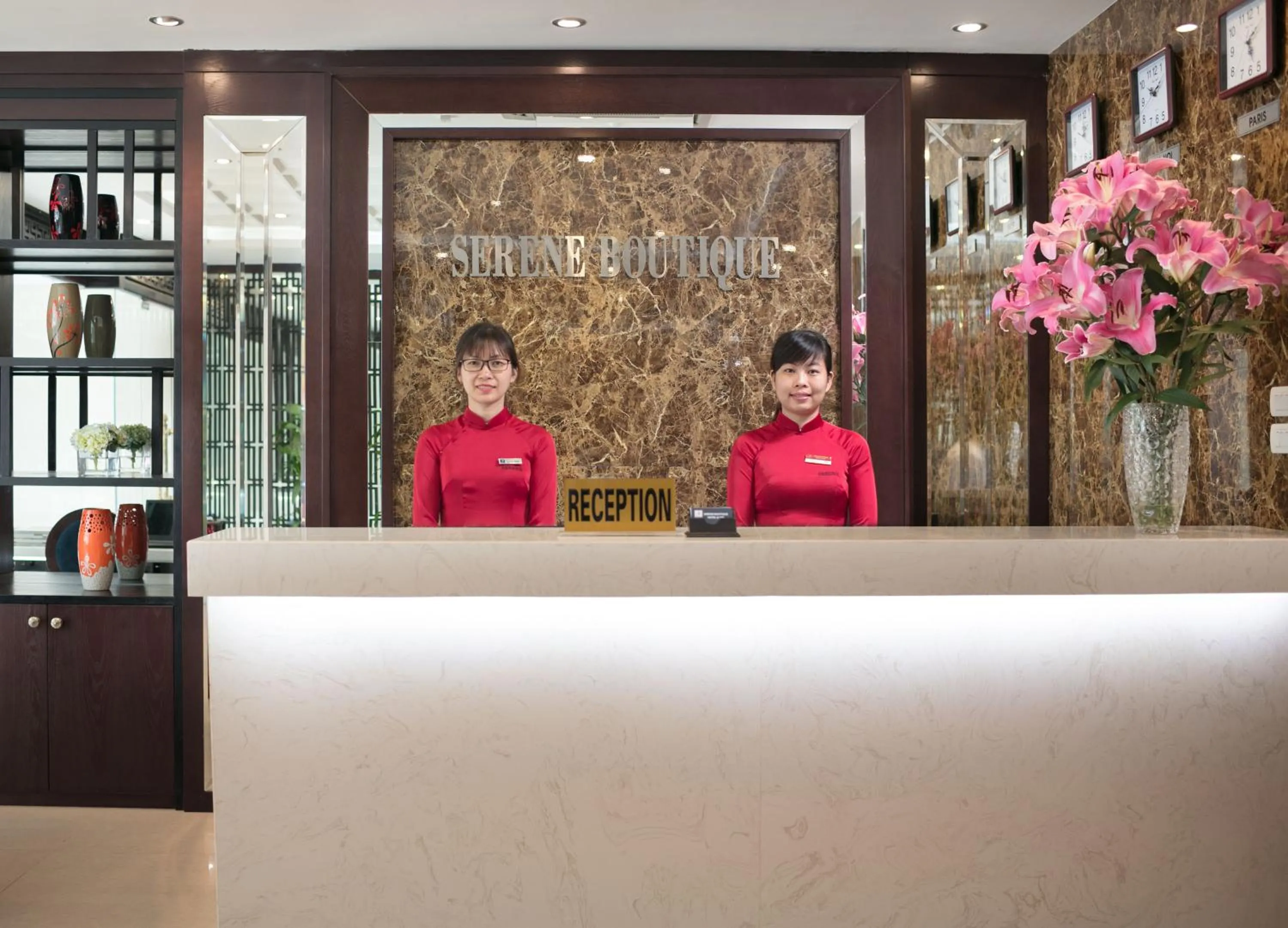 Lobby or reception in Serene Boutique Hotel & Spa