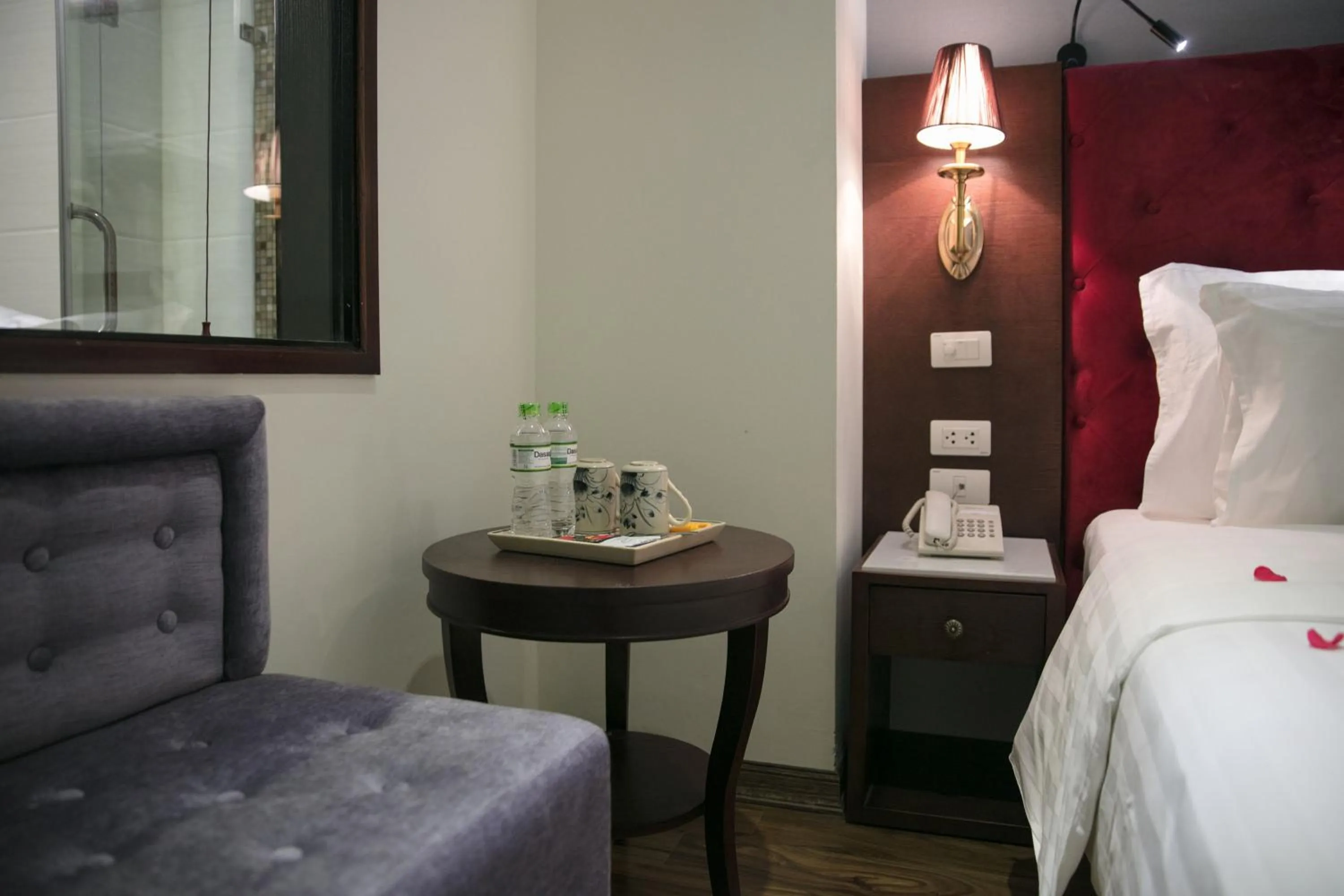 Decorative detail, Bed in Serene Boutique Hotel & Spa