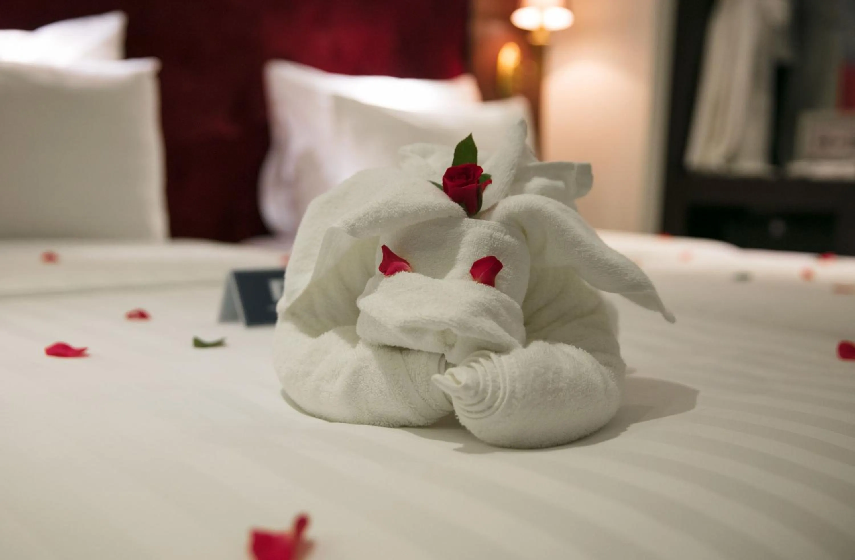 Decorative detail, Bed in Serene Boutique Hotel & Spa